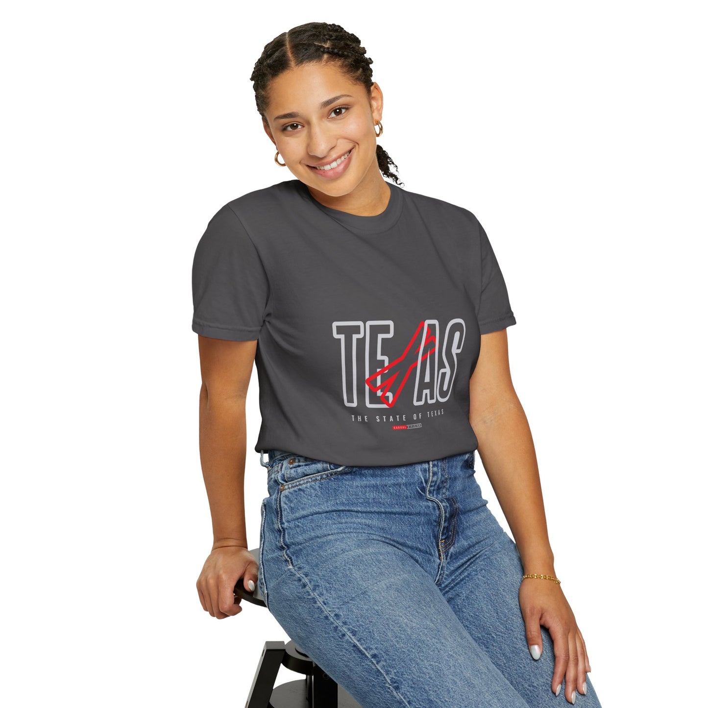 Texas Pride Unisex Garment-Dyed T-Shirt - Casual Style for State Lovers