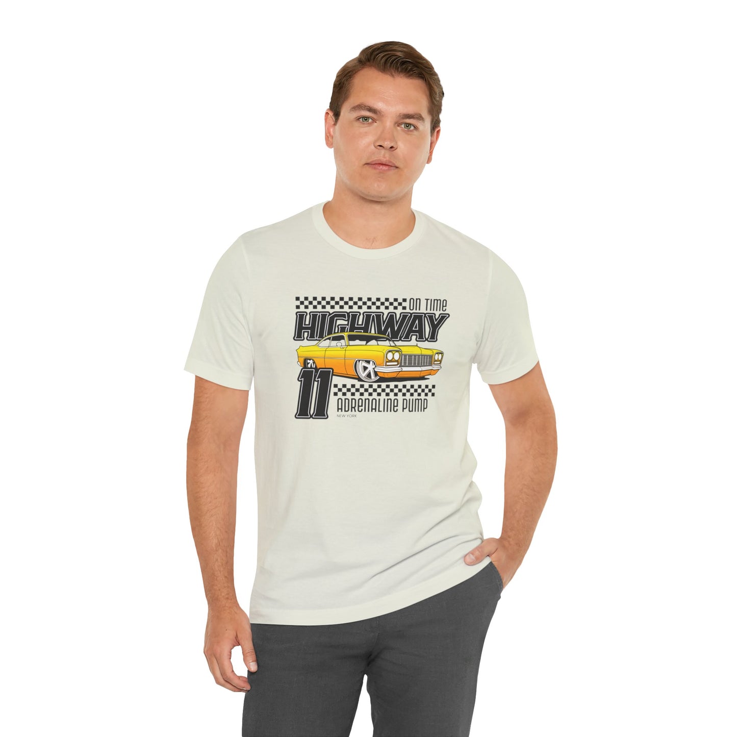 On Time Highway Adrenaline Pump Unisex Jersey Short Sleeve Tee