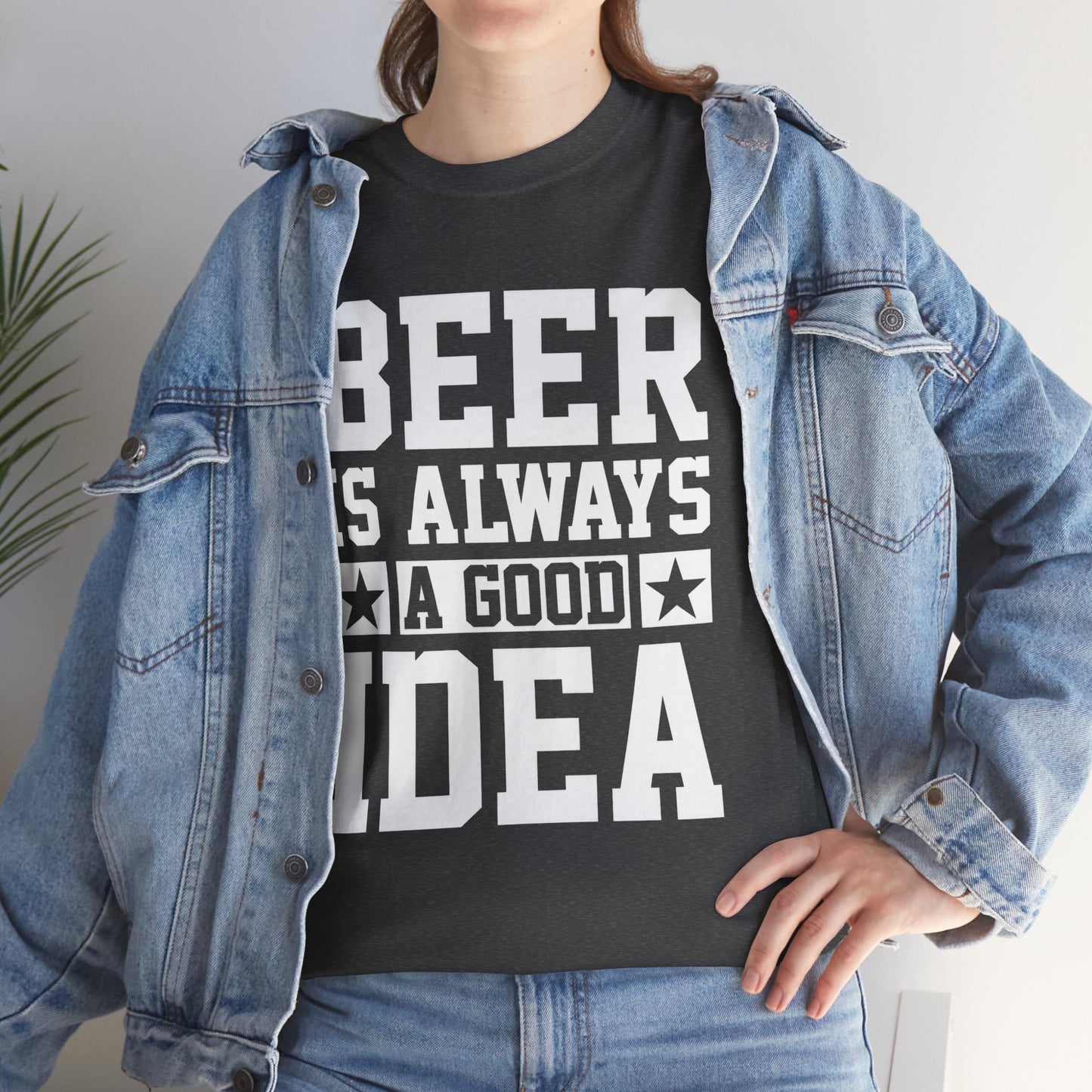 Beer is Always a Good Idea Unisex Heavy Cotton Tee
