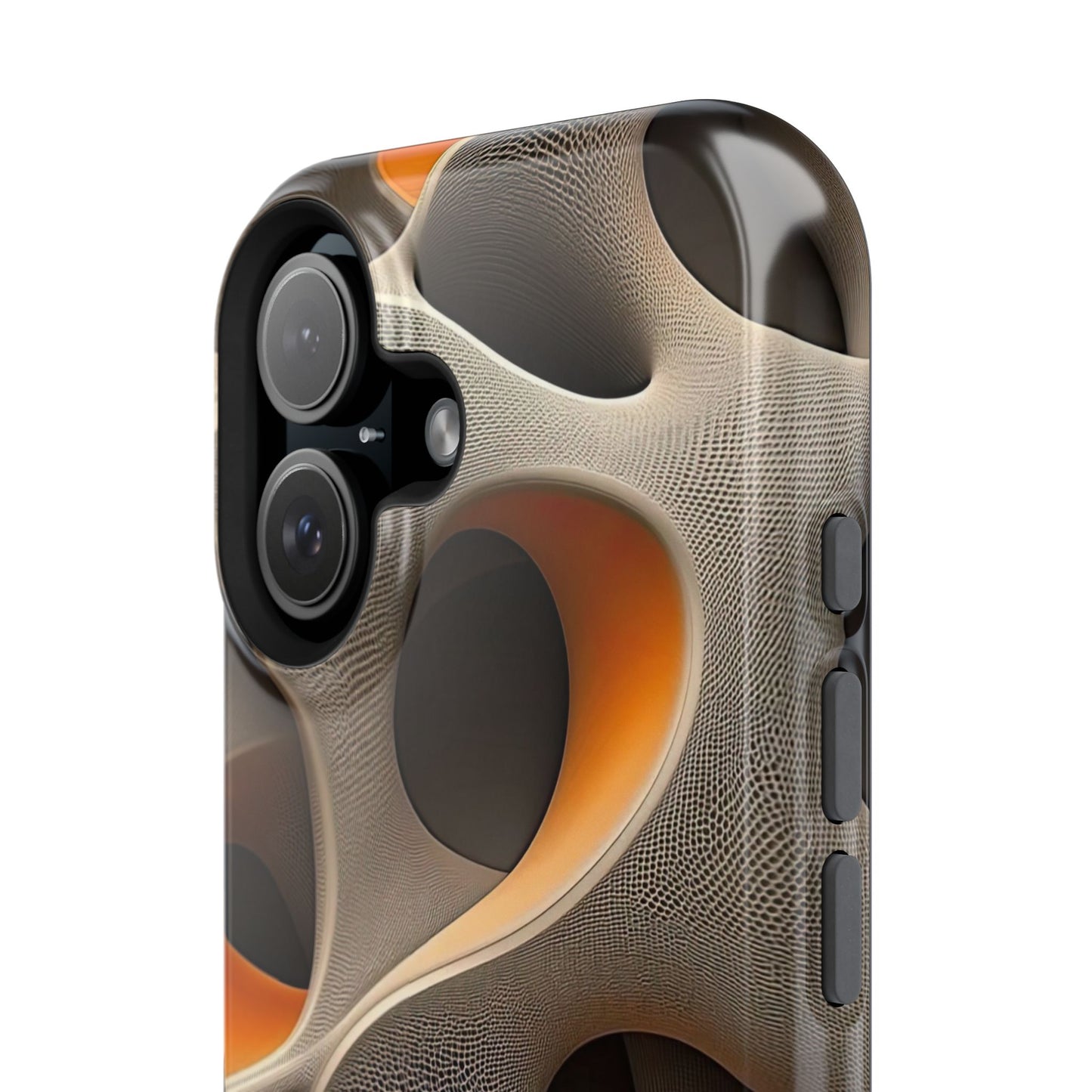 Stylish Magnetic Phone Cases, Abstract Geometric Design