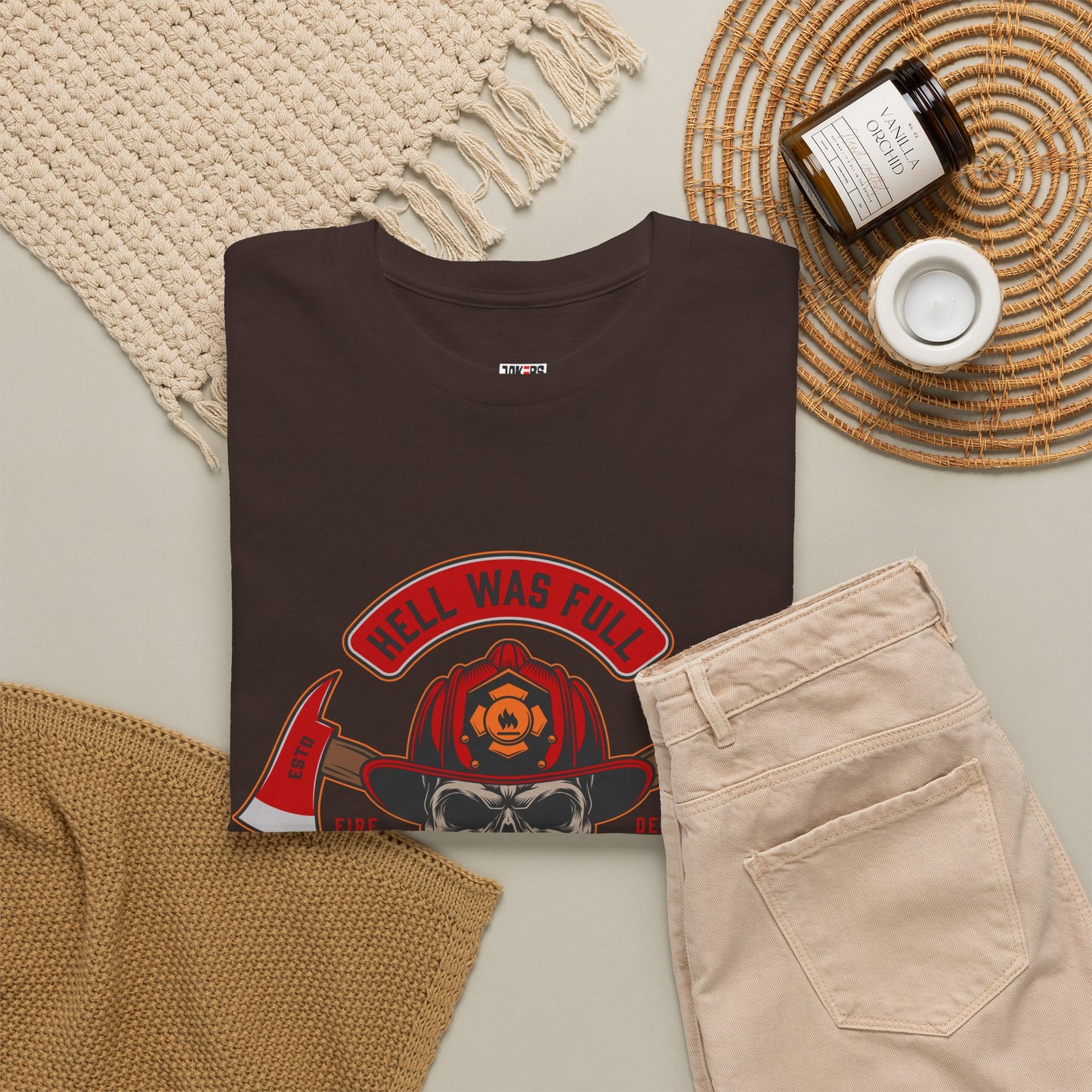 Fireman T-shirt, Hell Was Full Tee