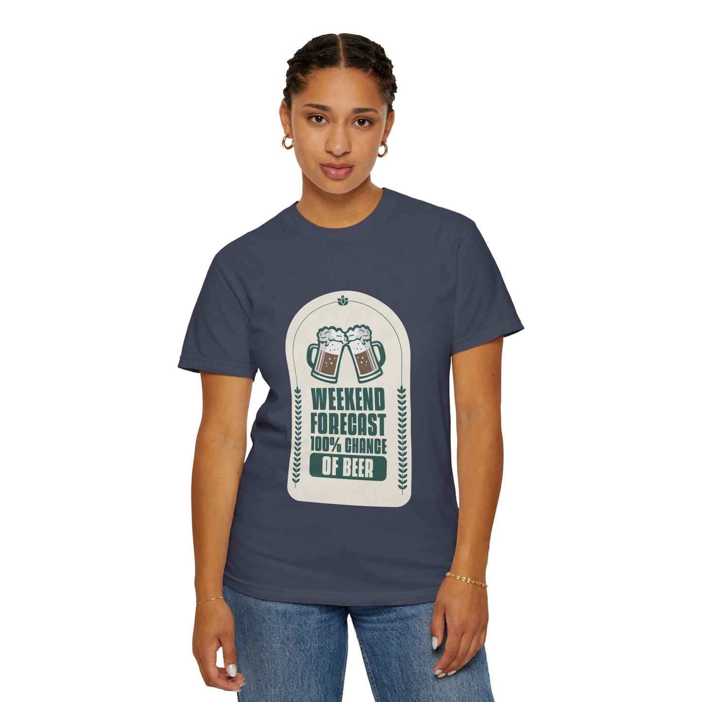 Weekend Forecast 100% Chance Of Beer T-shirt