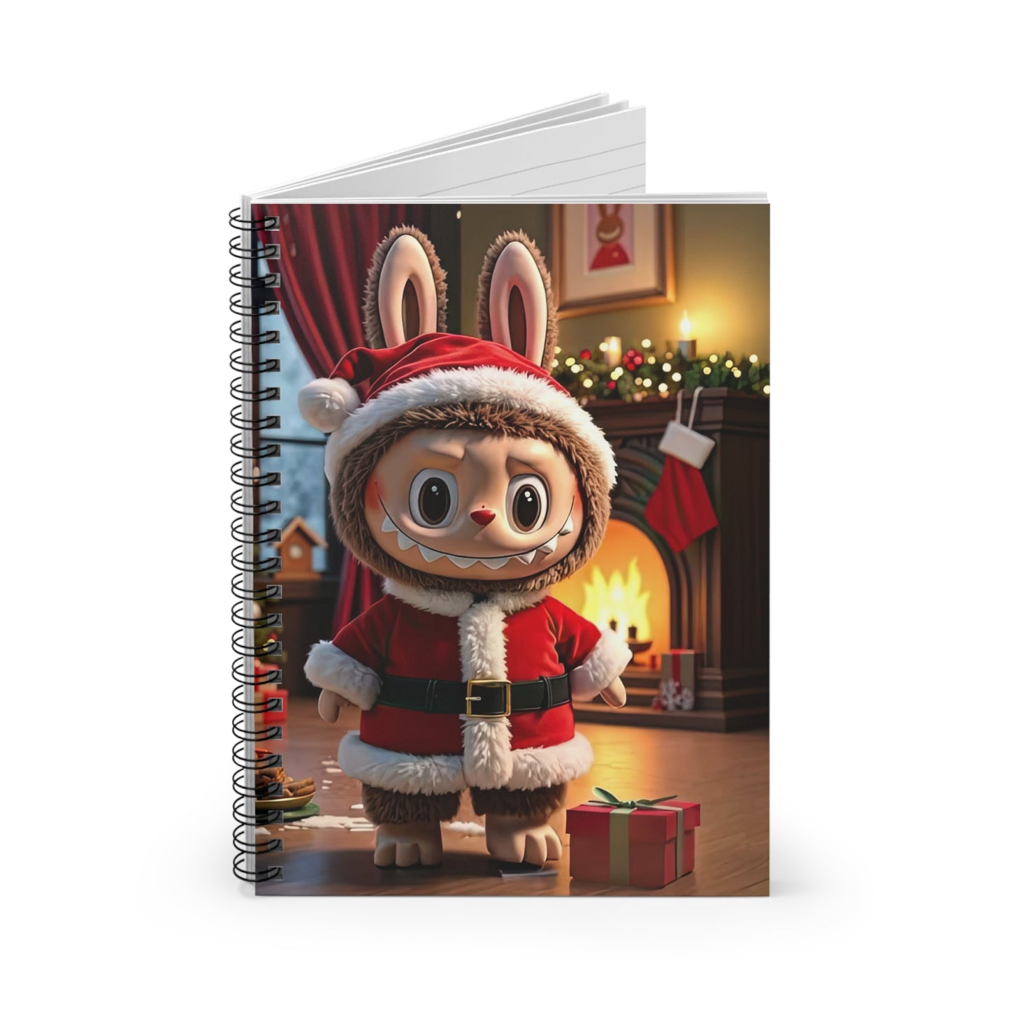 The Monsters Christmas Spiral Notebook 6” x 8” – Holiday Planning Journal