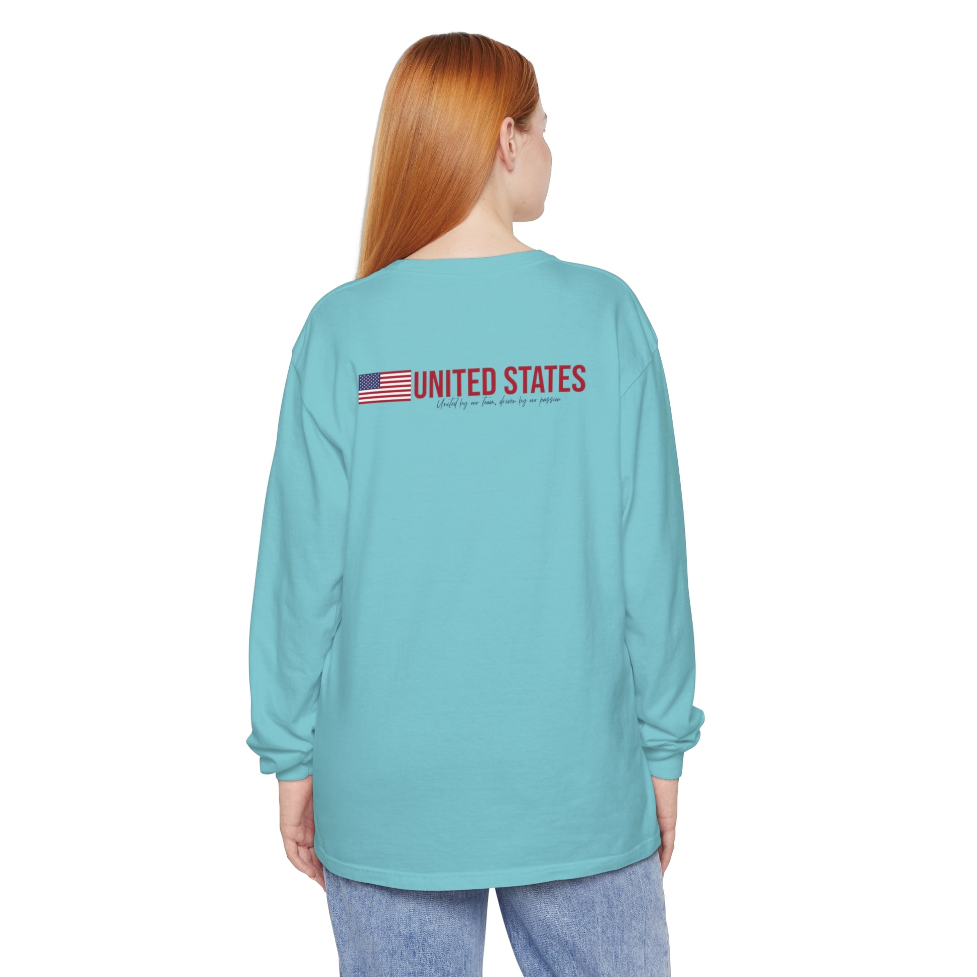 Patriotic Long Sleeve T-Shirt - One Nation, One Dream