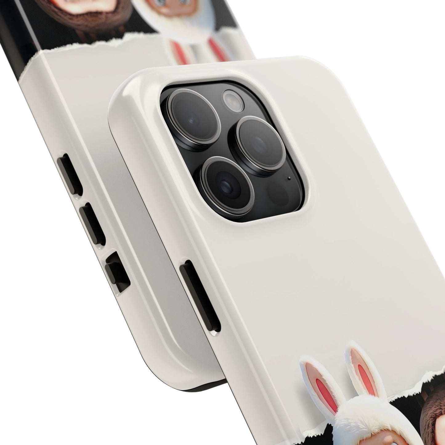 The Monsters Tough Case for iPhone Models and Variations – Dual Layer Protective Cover, Playful Design, Cute Mobile Accessory