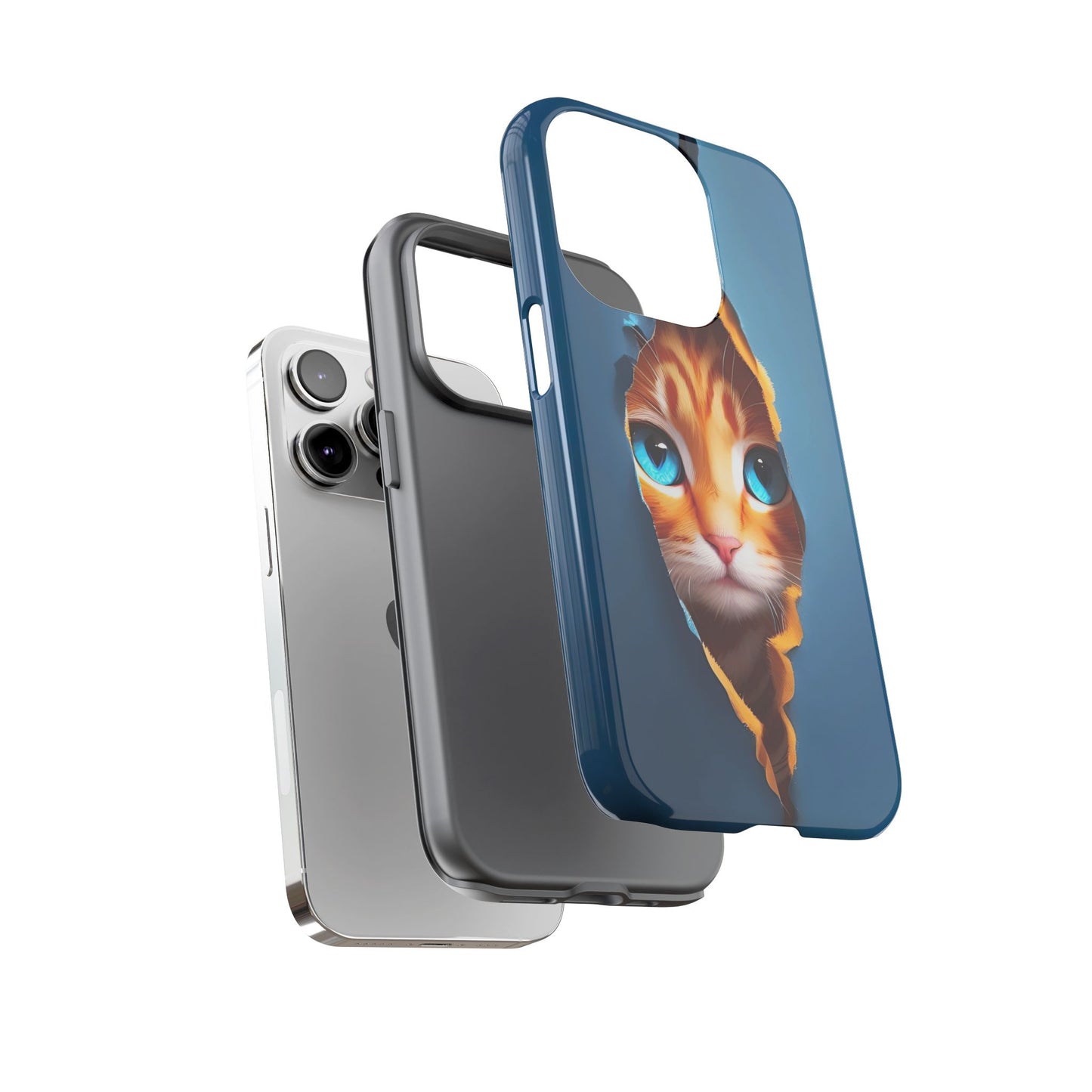 Curious Kitten Tough  Case for iPhone