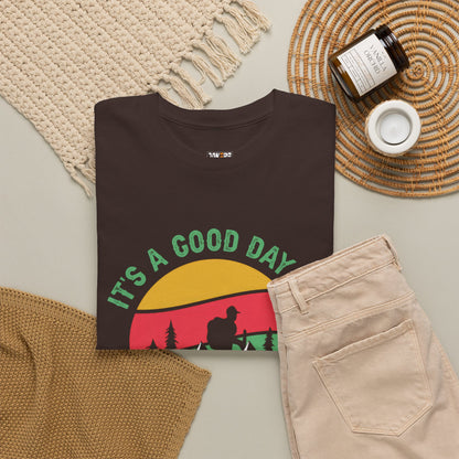"It's a Good Day to Hike" Unisex Heavy Cotton Tee - Adventure Outdoor Shirt