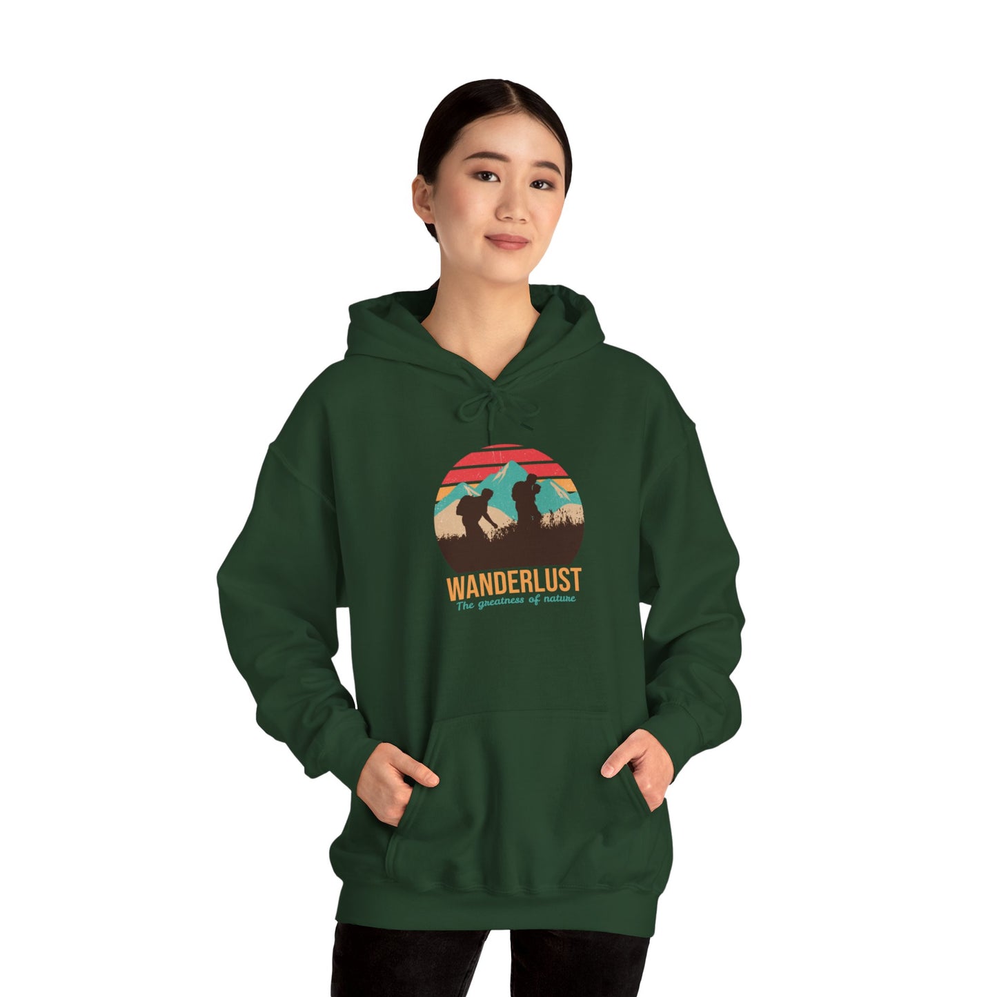 Wanderlust The Greatness Of Nature Unisex Heavy Blend™ Hooded Sweatshirt