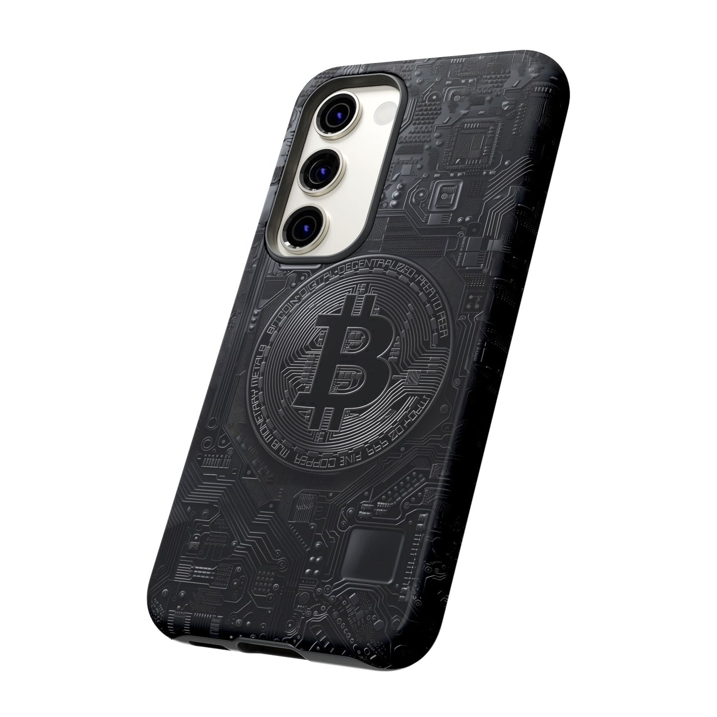 Bitcoin Samsung Tough Phone Case, Cryptocurrency Protection Cover