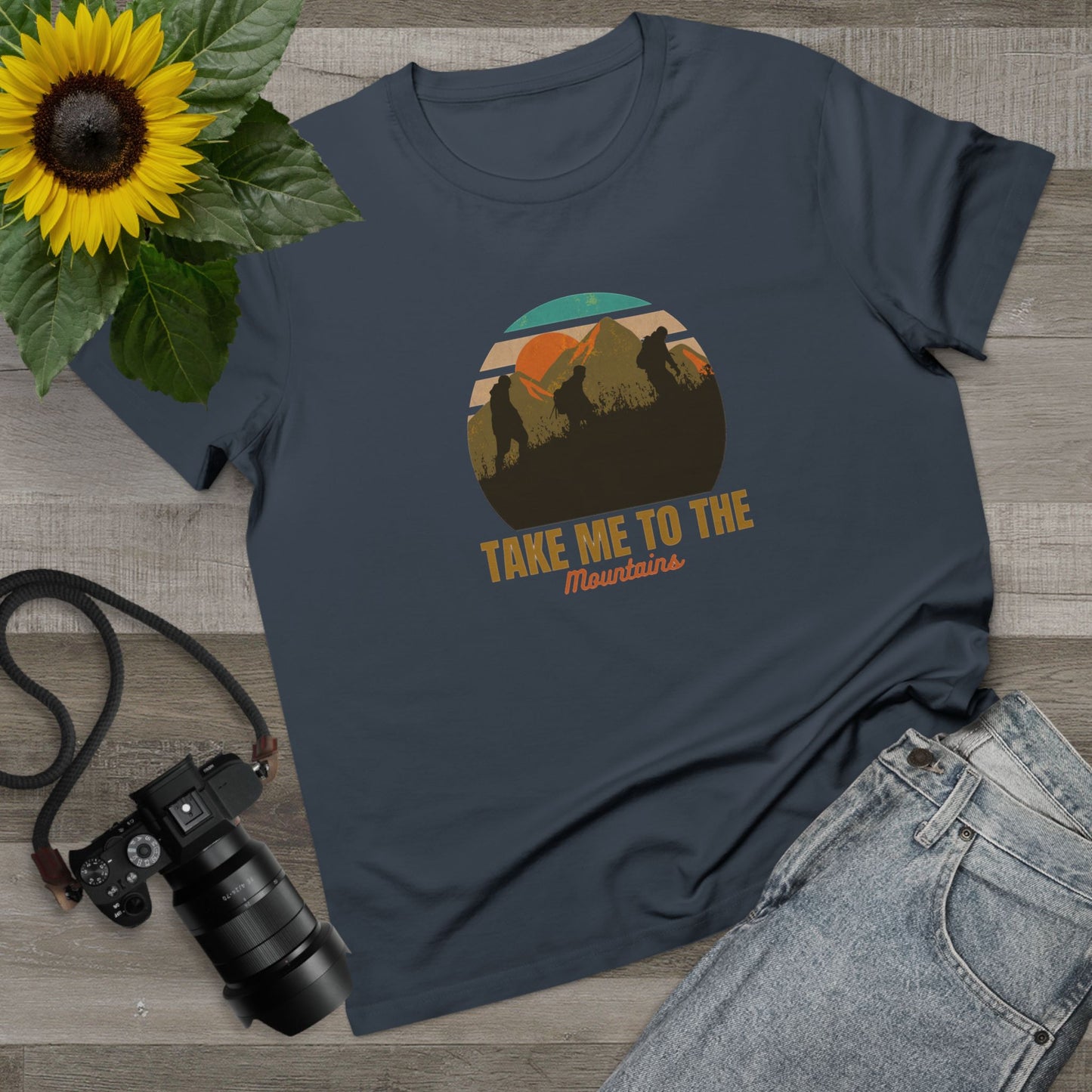 Take Me To The Montains Women’s Maple Tee