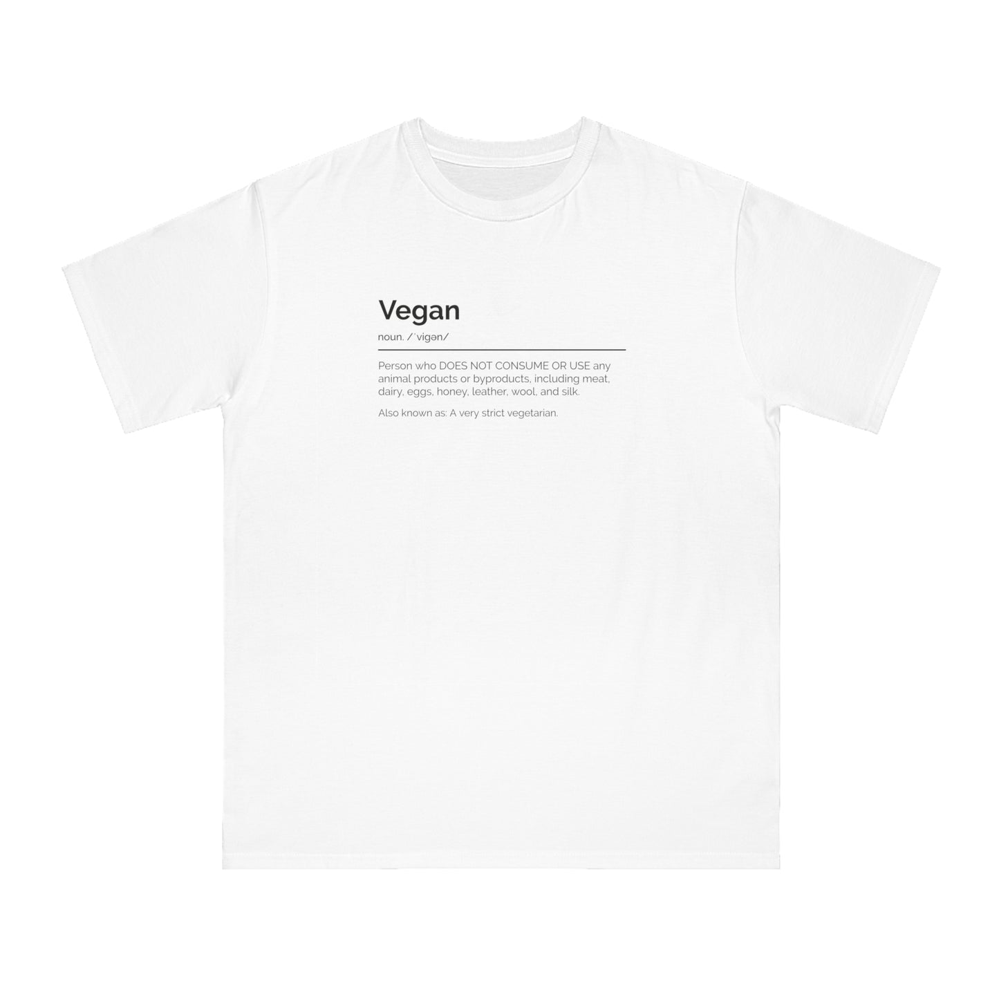 Vegan Organic Unisex Classic T-Shirt