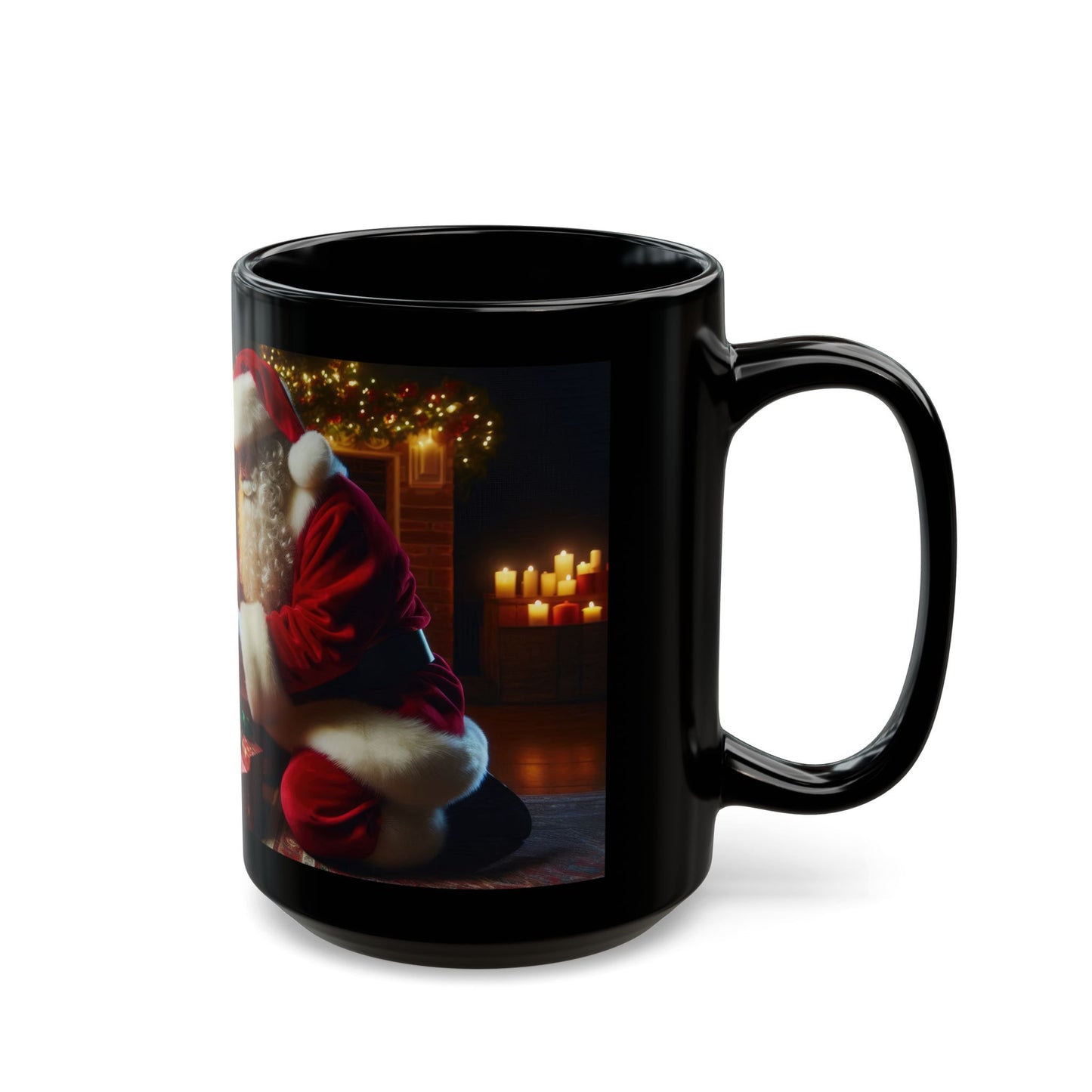 The Big Gift Drop Black Mug - 11oz, 15oz