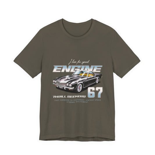 I Live For Speed Engine Tee