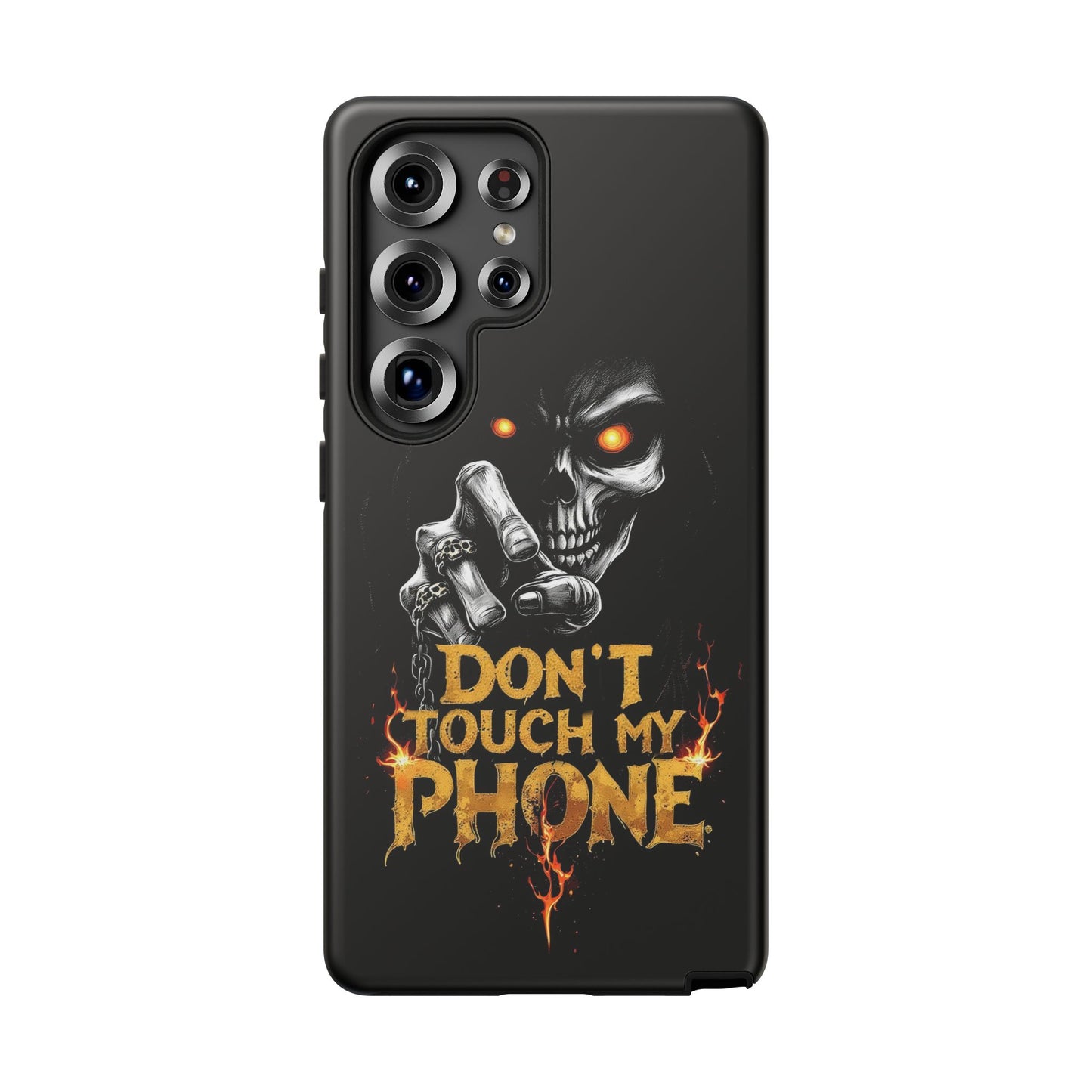 Skull Samsung Tough Cases, Don't Touch My Phone Cover,