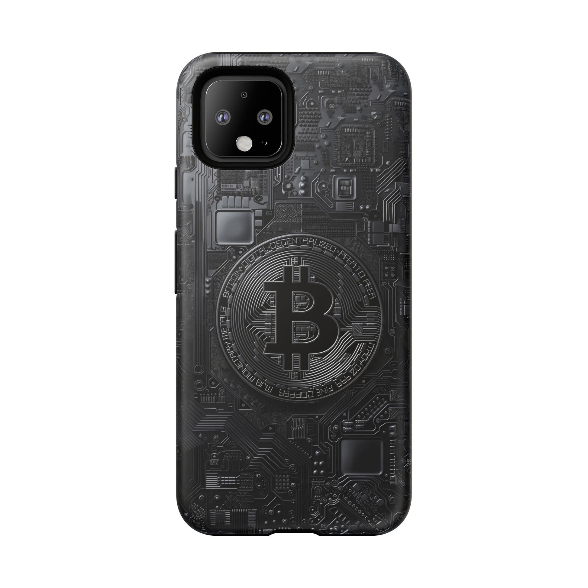 Bitcoin Google Pixel Tough Phone Case, Cryptocurrency Protection Cover