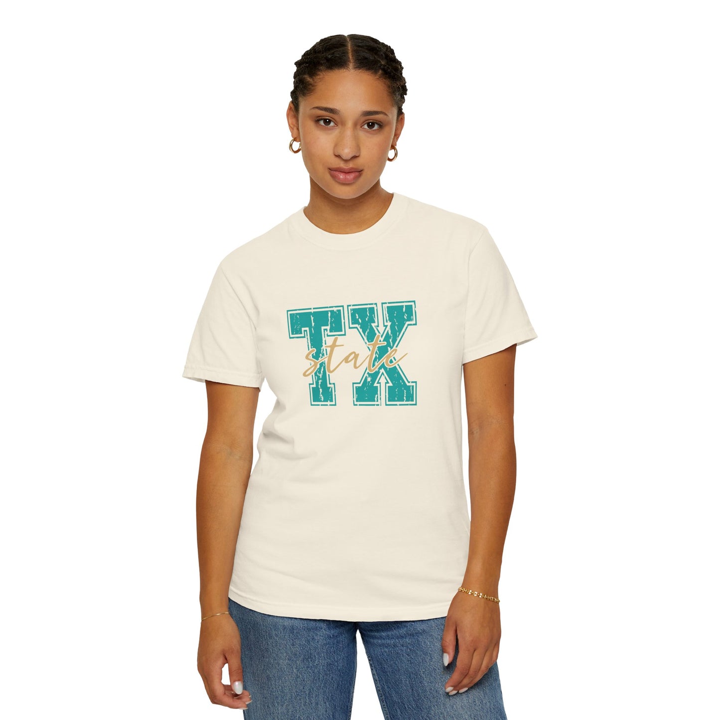 TX State Unisex Garment-Dyed T-shirt