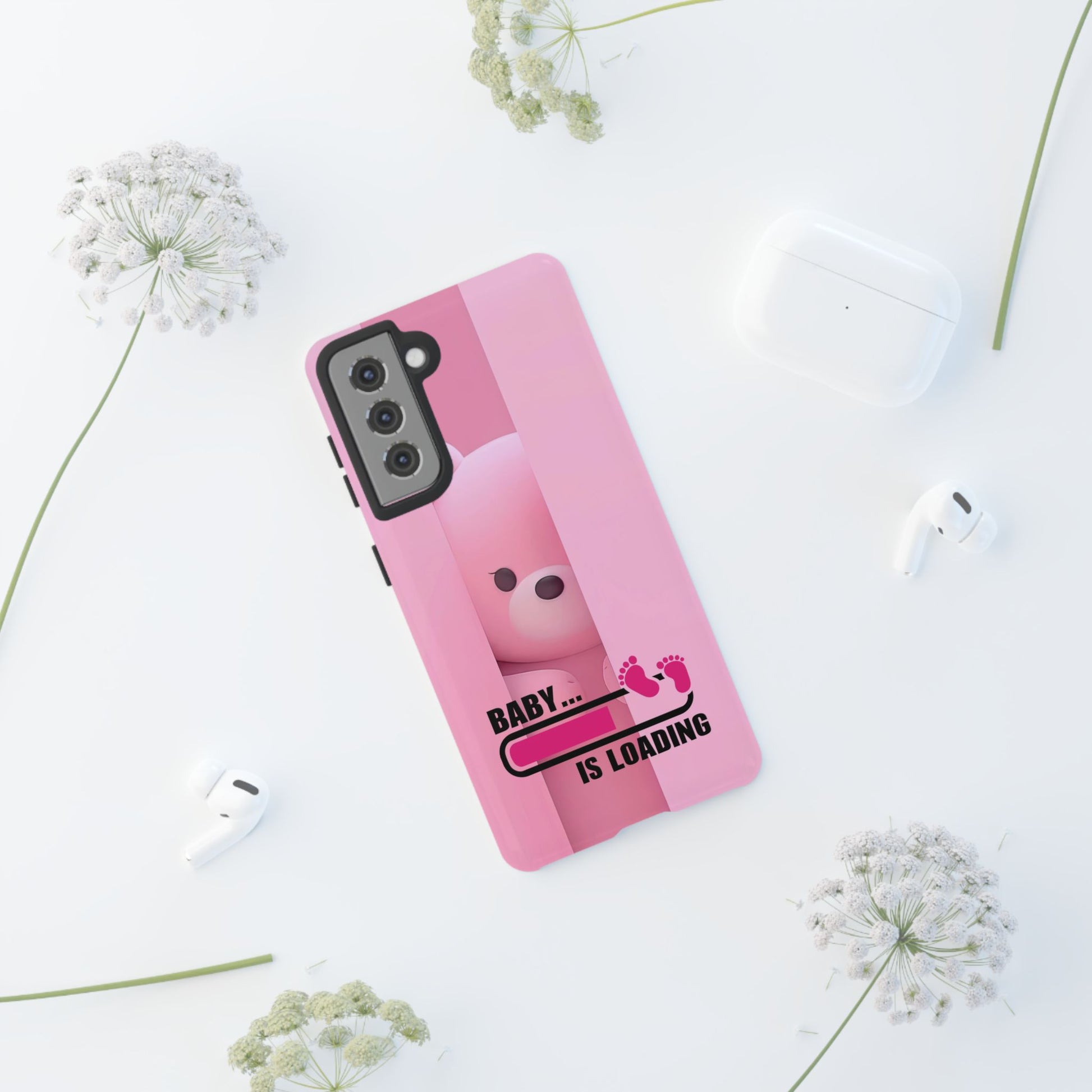 Cute Baby Loading Tough Case - Expecting Parents Accessory