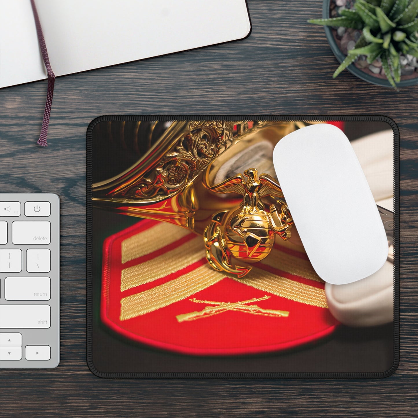 Premium Patriotic Mouse Pad - Military Themed Design