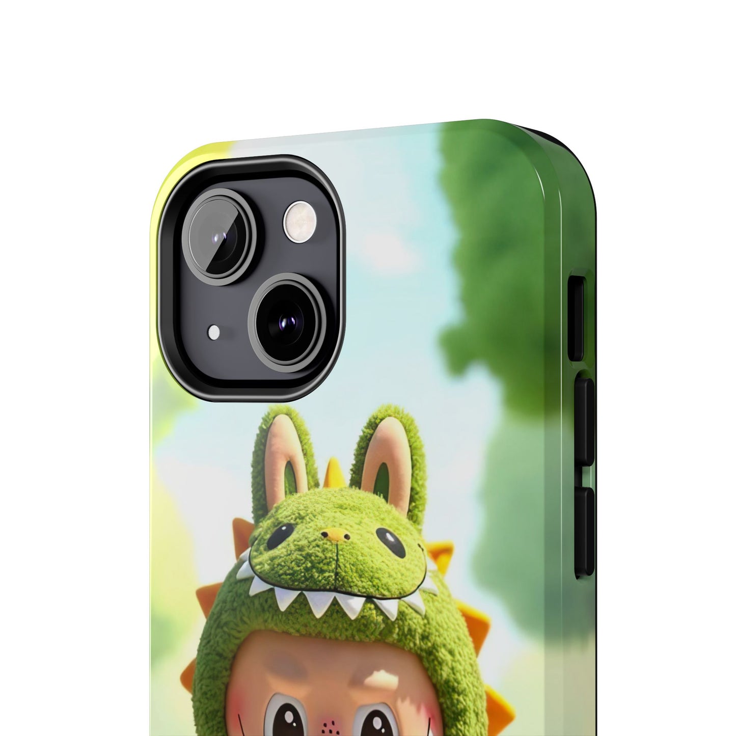 The Monsters Tough Case for iPhone Models – Playful Dinosaur Design, Dual Layer Protective Cover, Fun Mobile Accessory