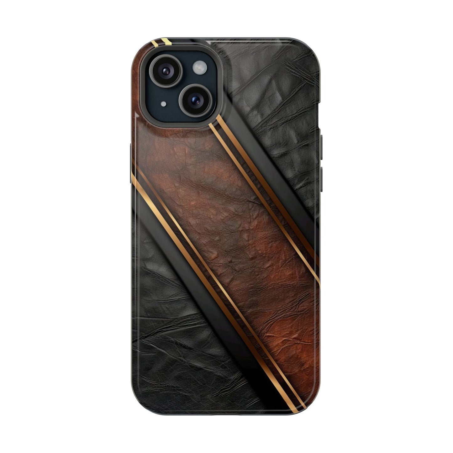 Stylish Leather Texture Magnetic Tough Cases