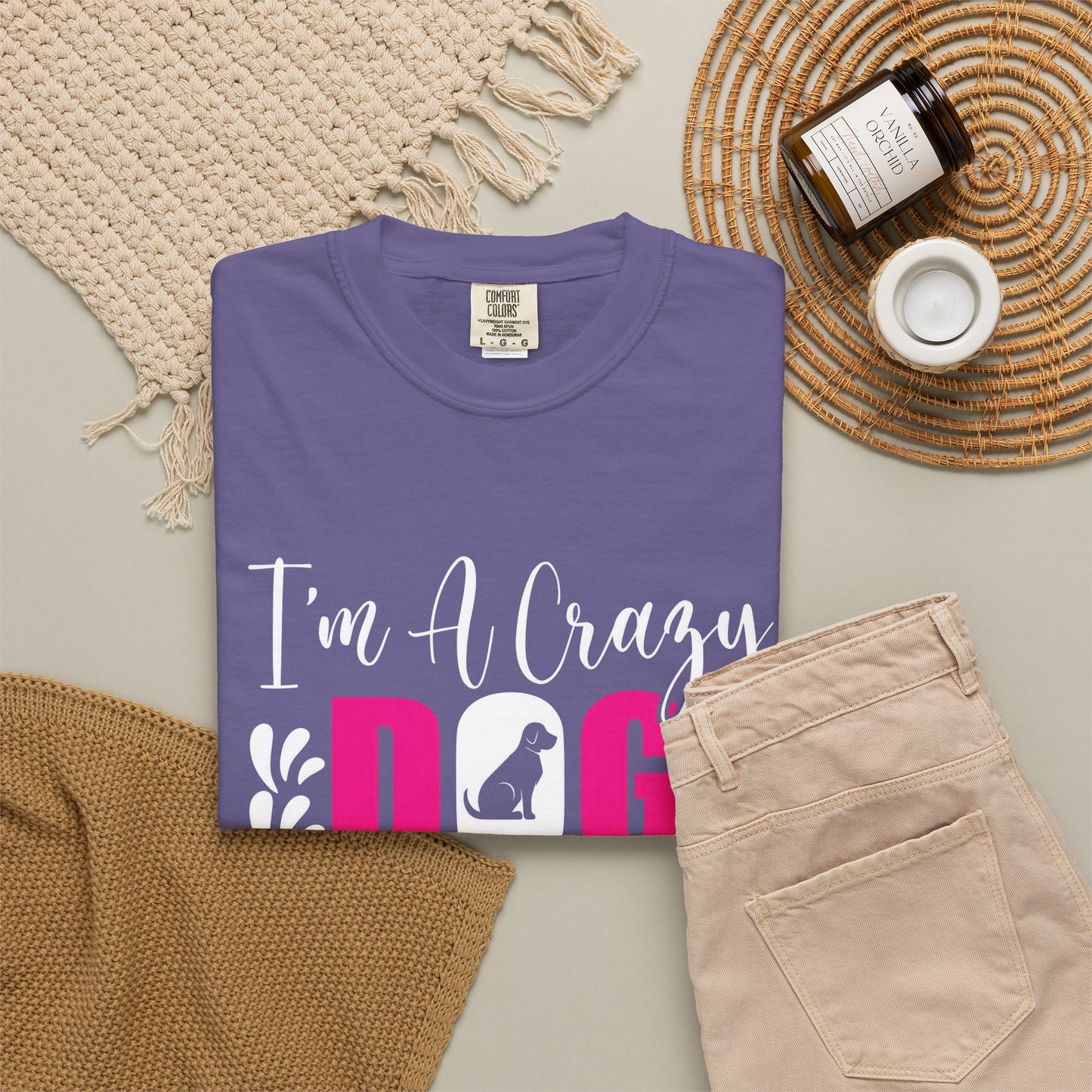 Crazy Dog Mom Unisex T-Shirt - Perfect Gift for Dog Lovers