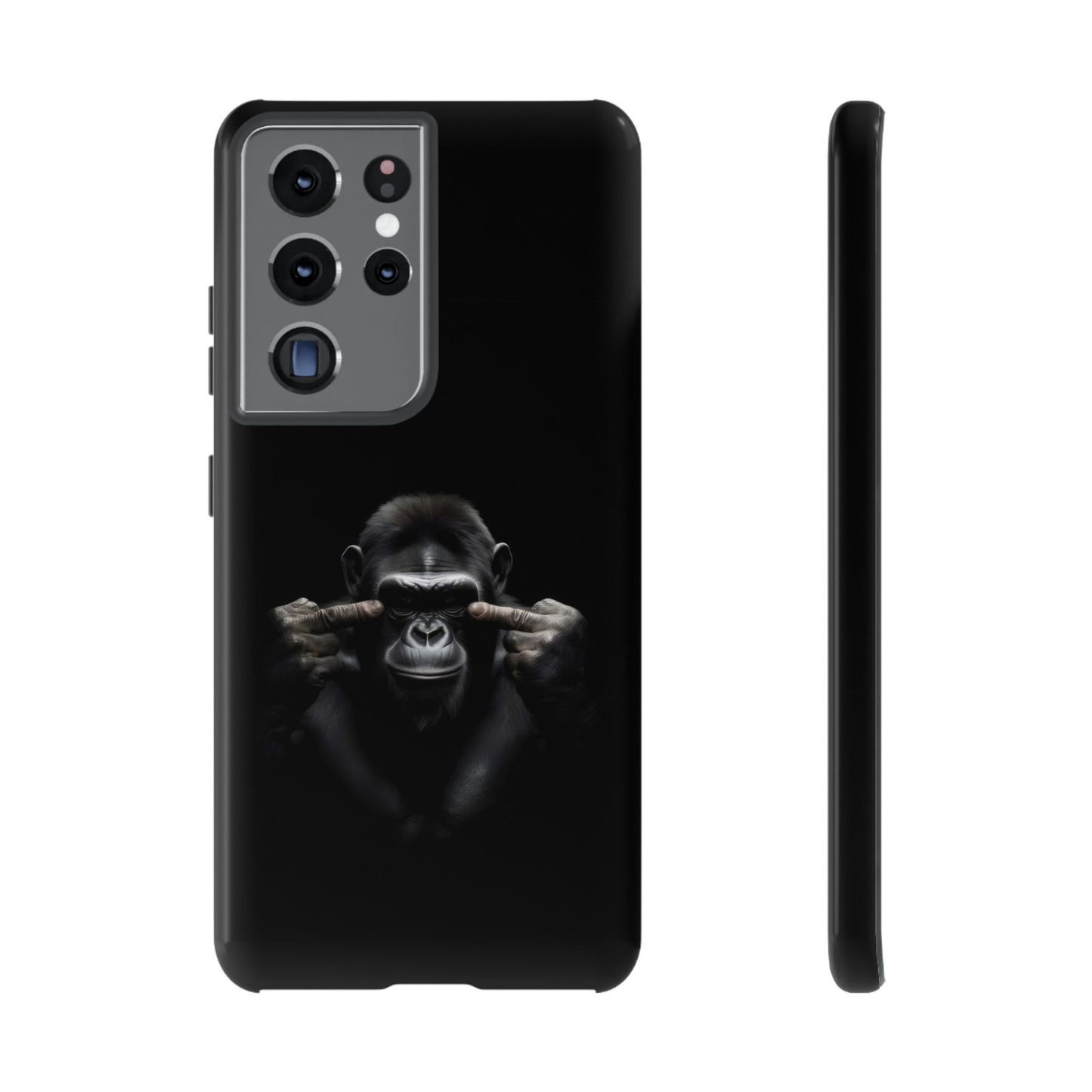 Edgy Gorilla Samsung  Phone Case - Funny Gift for Animal Lovers