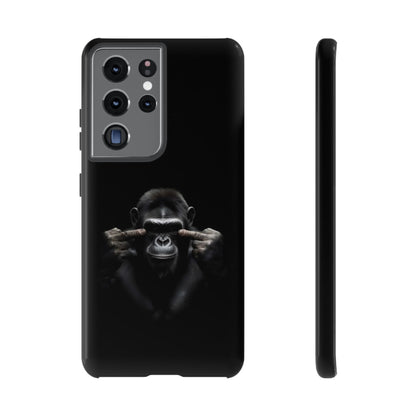Edgy Gorilla Samsung  Phone Case - Funny Gift for Animal Lovers