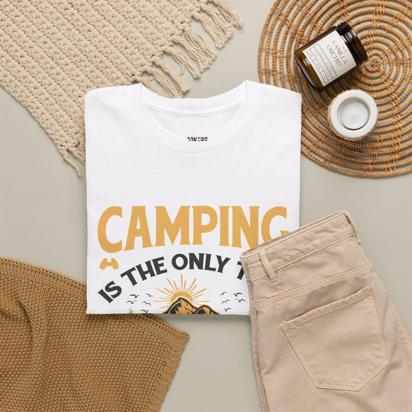 Camping Vibes Unisex Heavy Cotton Tee - "Being Dirty is a Good Thing"