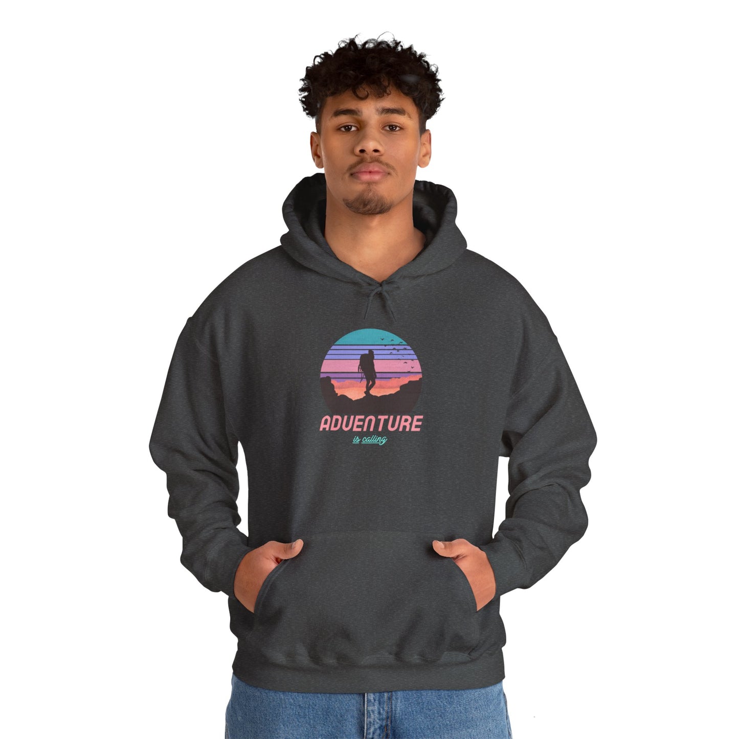 Adventure Is Calling Unisex Heavy Blend™ Hooded Sweatshirt