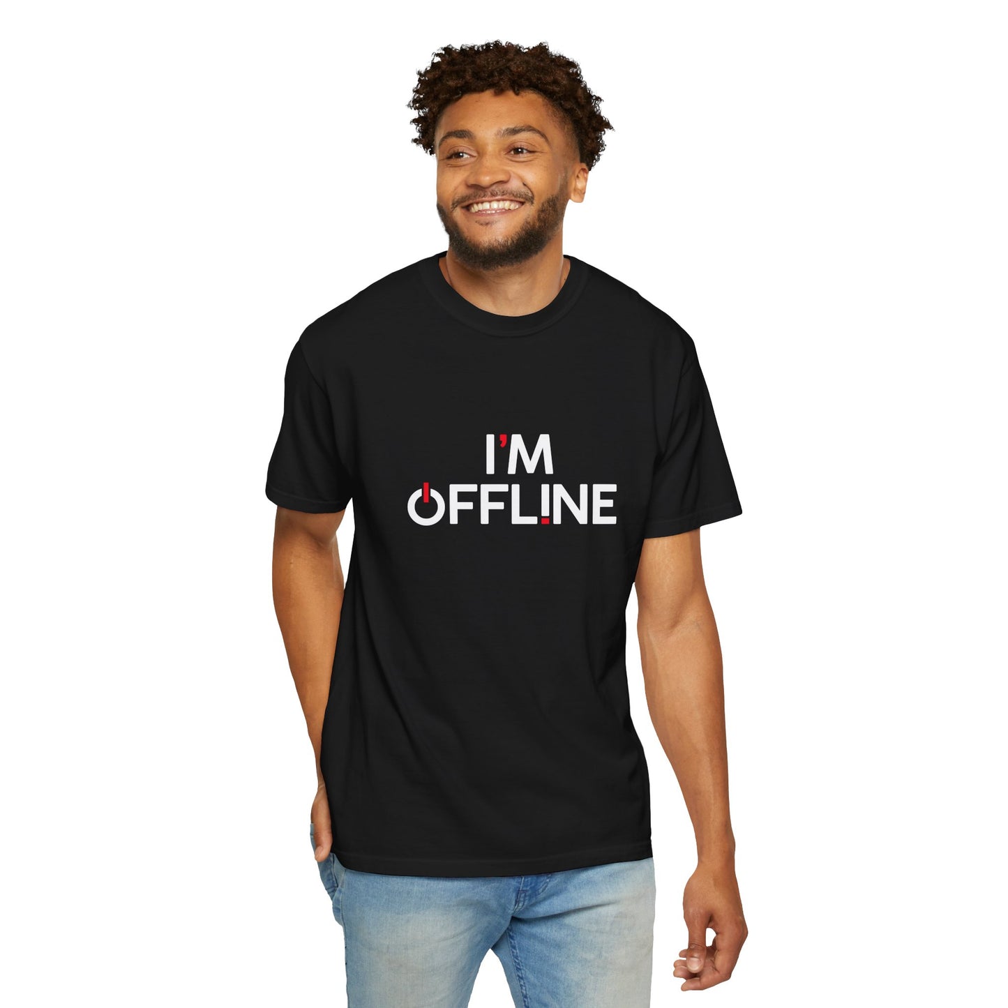 I'm Offline Statement Tee, Relaxed Graphic Shirt