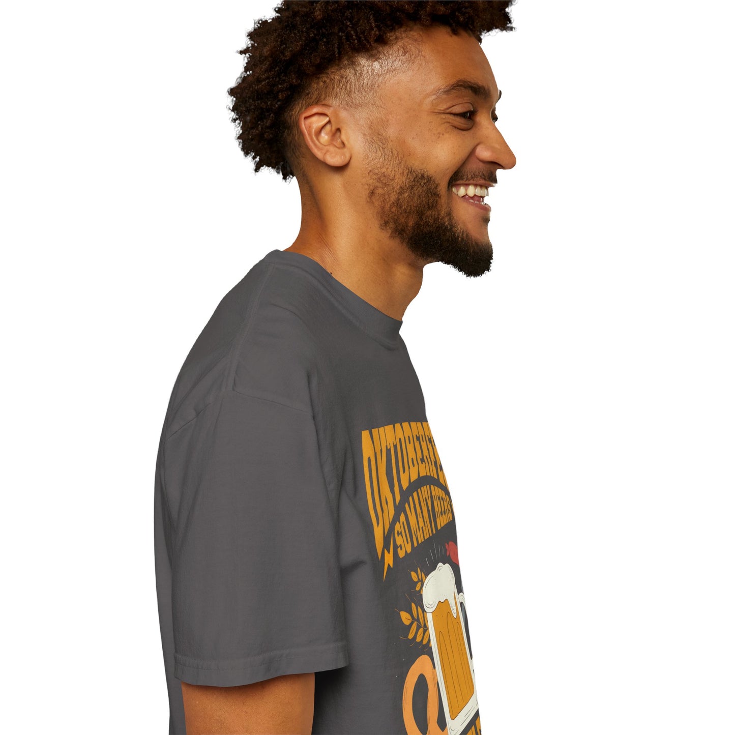 Oktoberfest Graphic Unisex T-Shirt - Celebrate with Beer & Pretzels