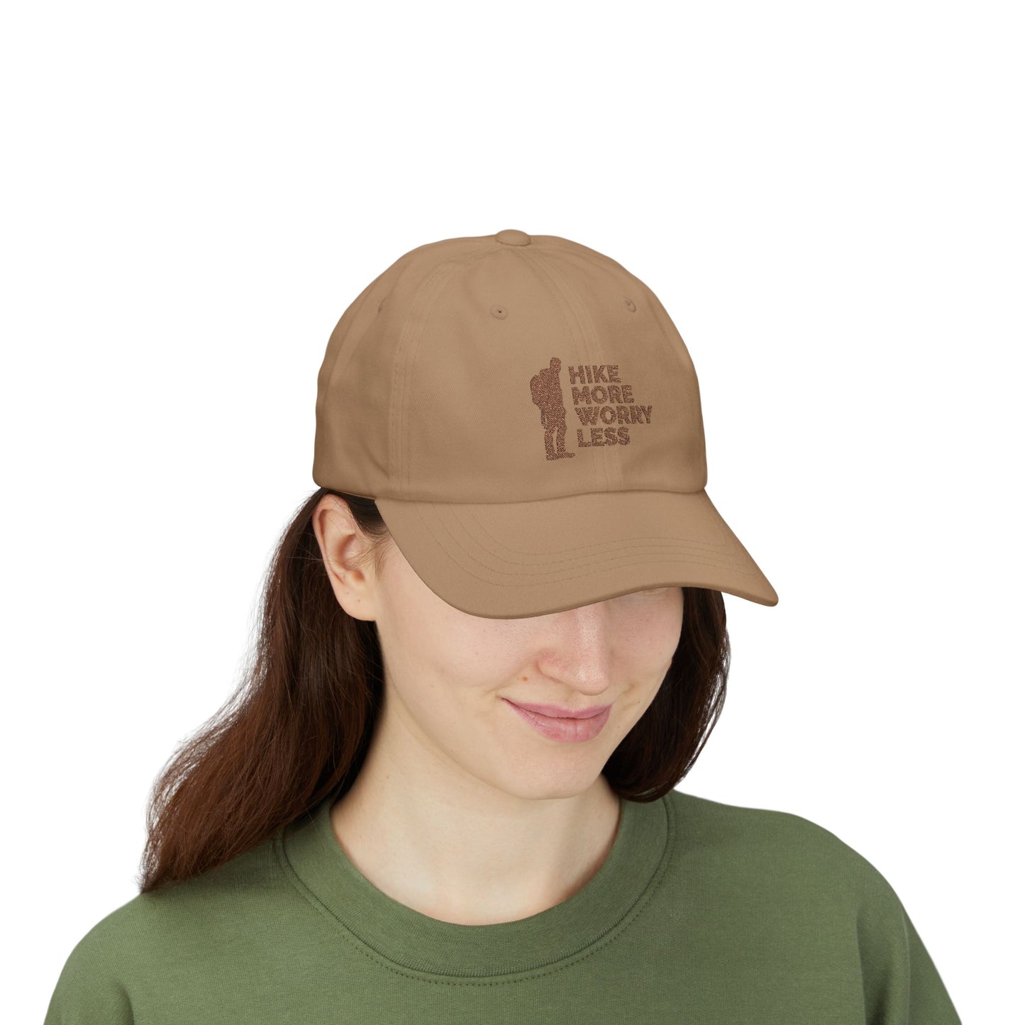 Hike More Worry Less Classic Dad Cap / embroidered