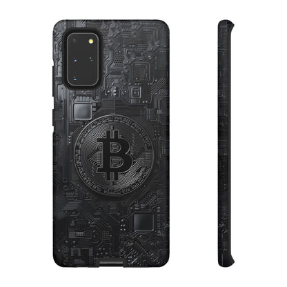 Bitcoin Samsung Tough Phone Case, Cryptocurrency Protection Cover