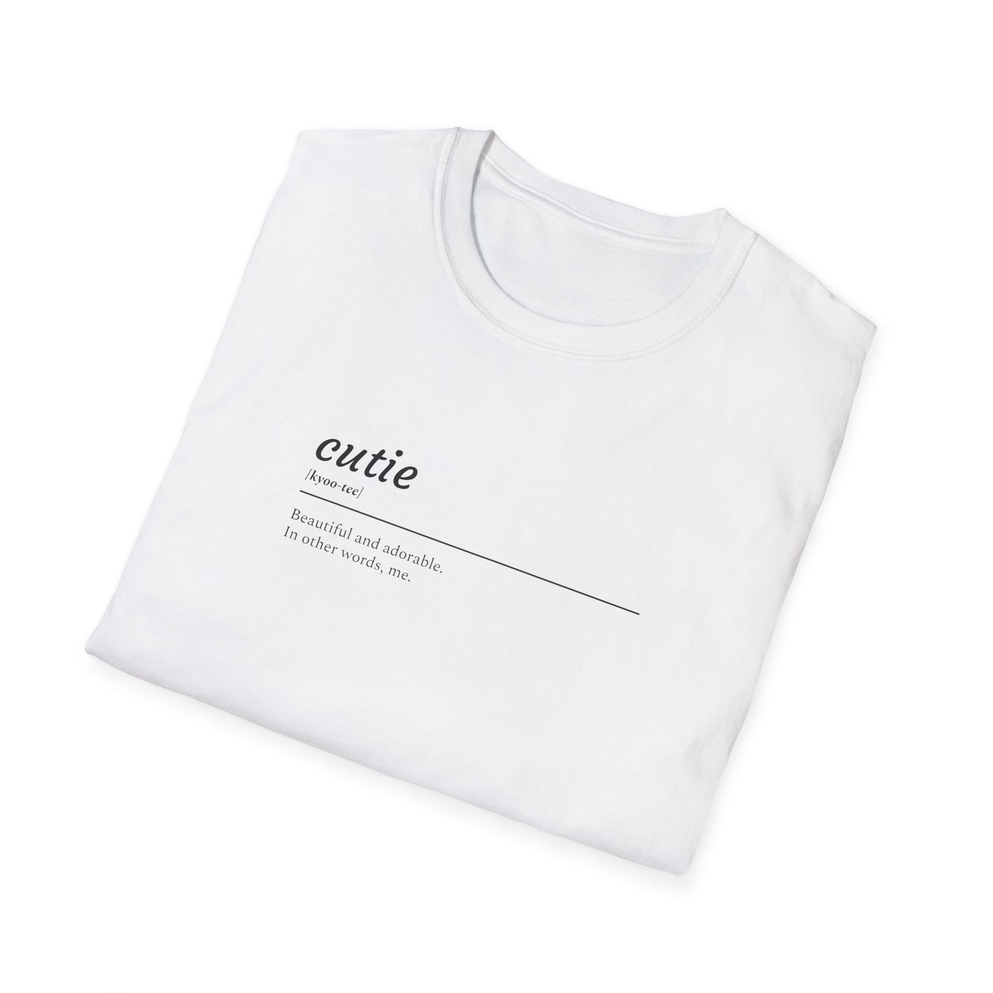 Cutie Unisex Softstyle T-Shirt