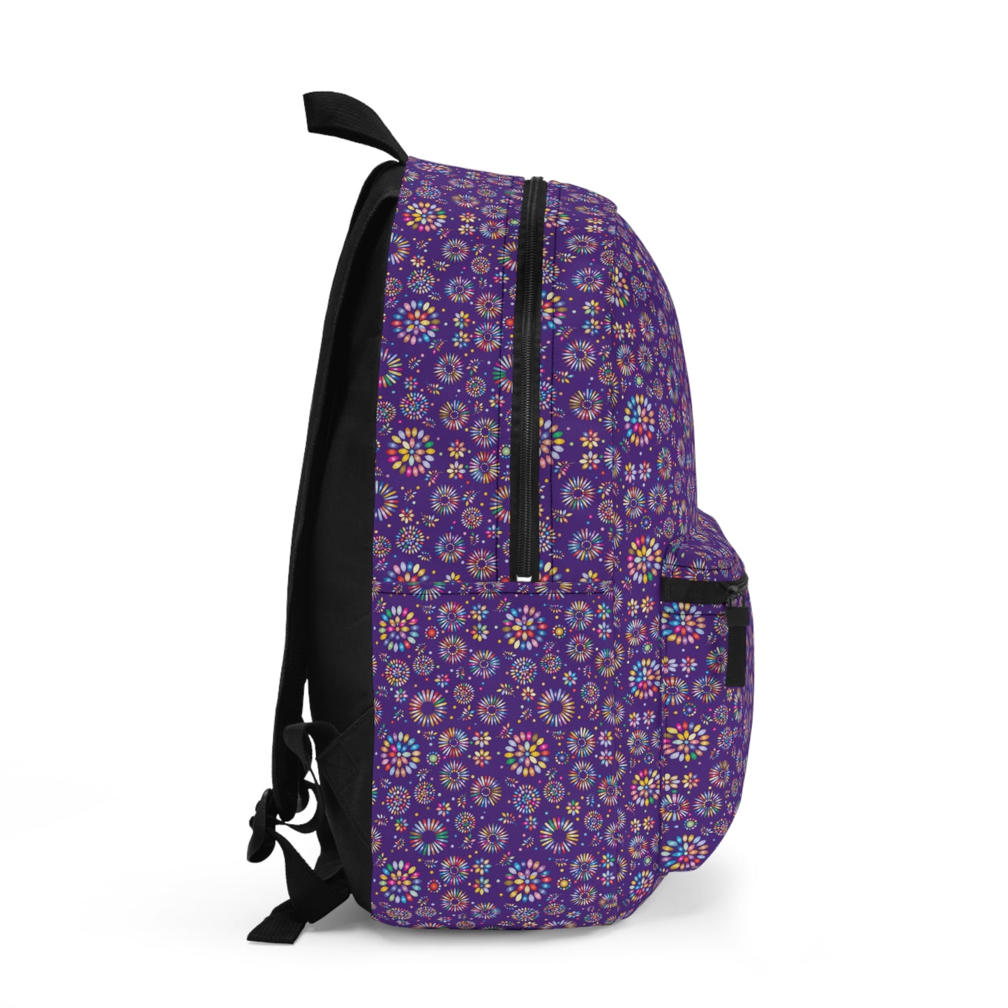 Vibrant Vibes: Happy Color Backpack / Purple