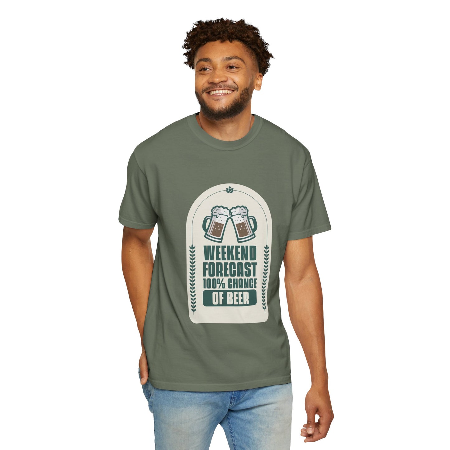 Weekend Forecast 100% Chance Of Beer T-shirt