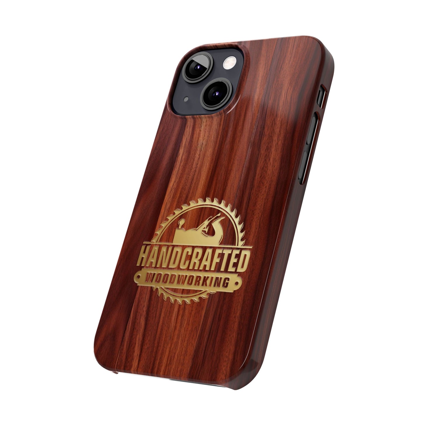 Woodworking Logo Slim Cases, iPhone