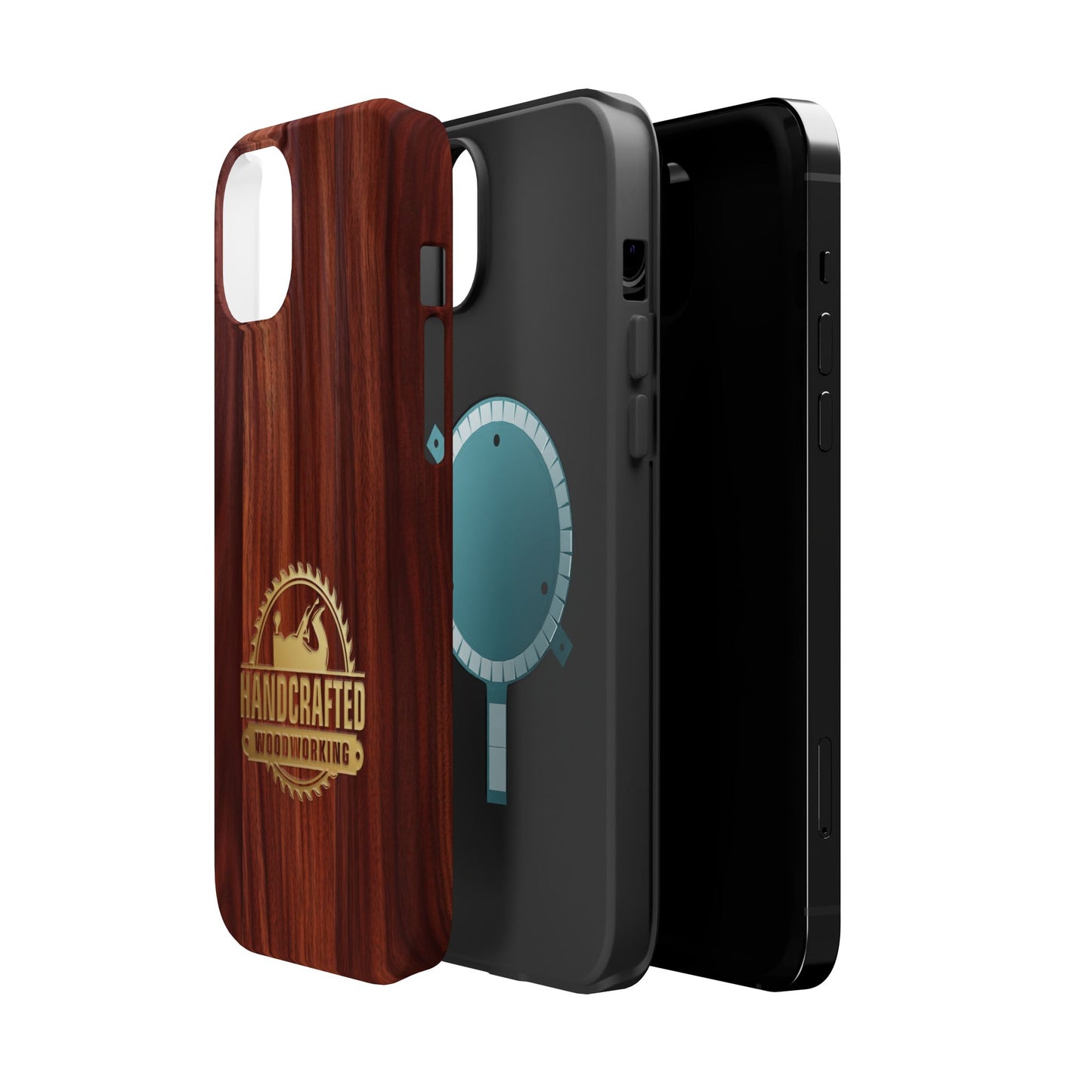 Woodworking Logo Magnetic iPhone Case