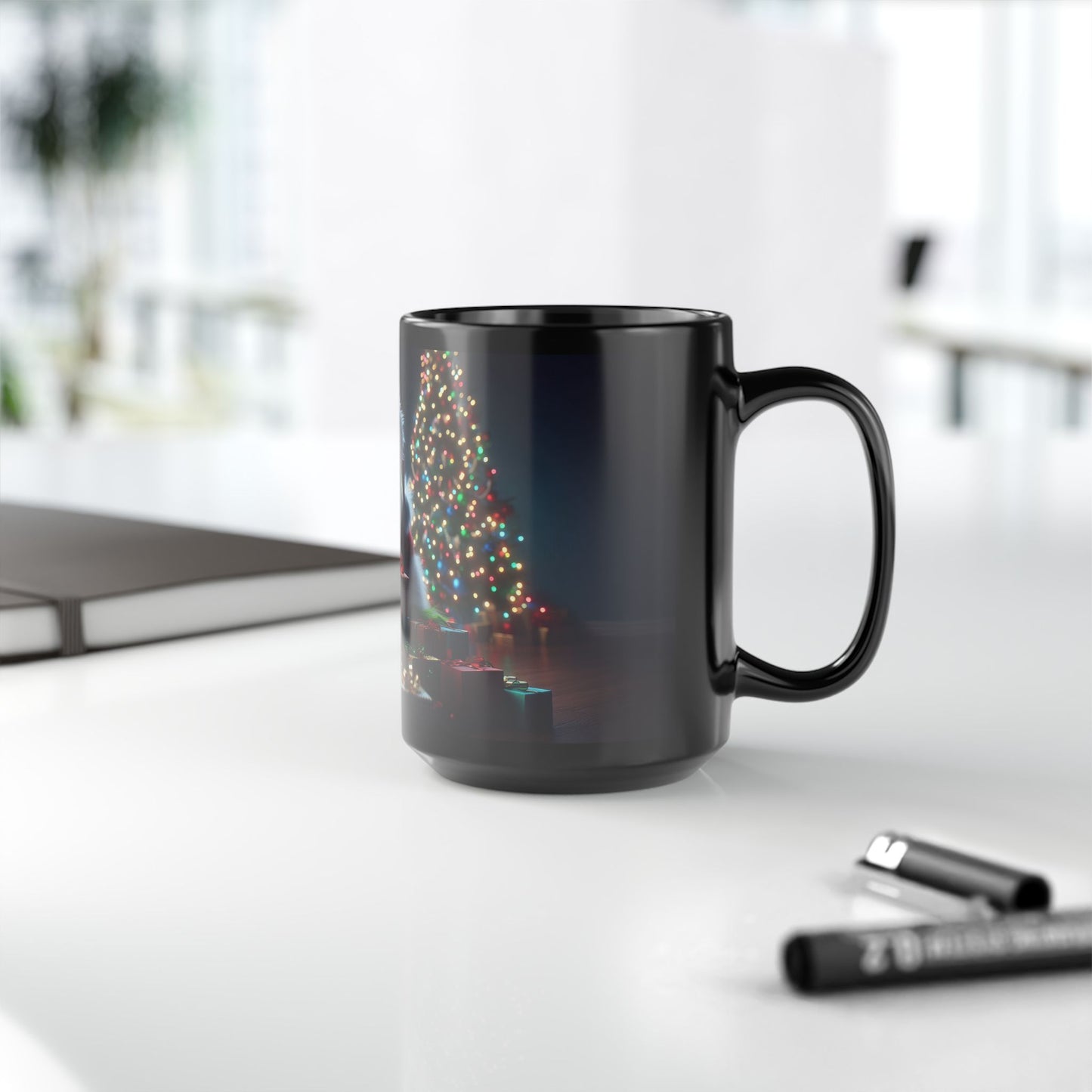 Secret Santa Black Mug - 11oz, 15oz