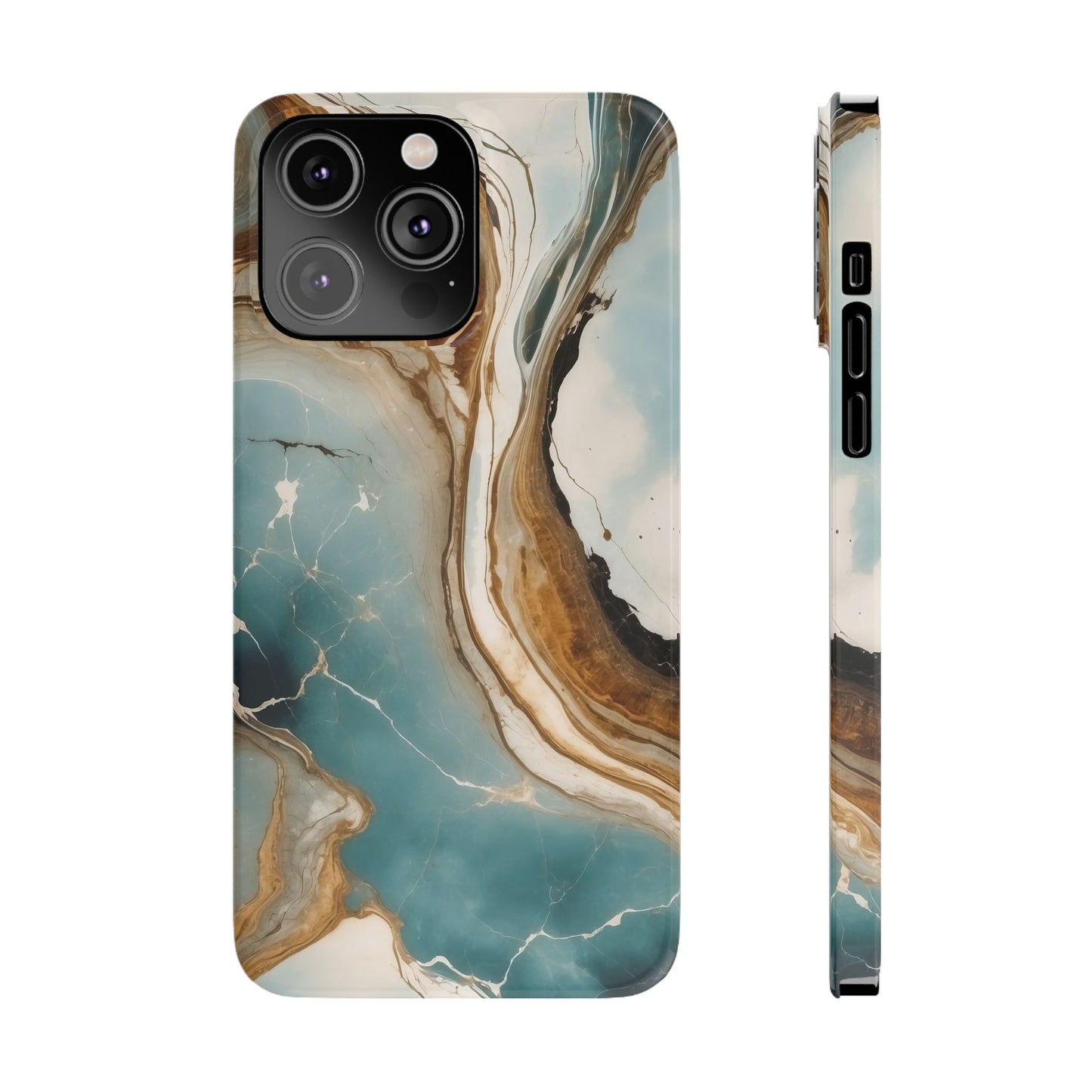 Marble Slim Phone Case, Stylish Protective Cover