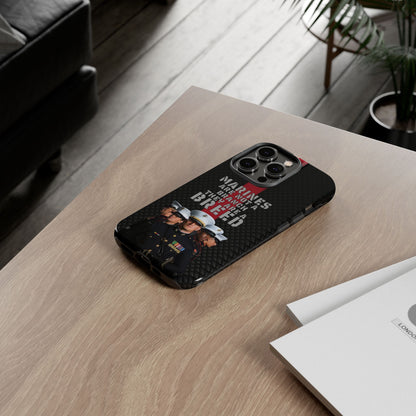 Marine Corps Tough iPhone Case - Proud Military Supporter
