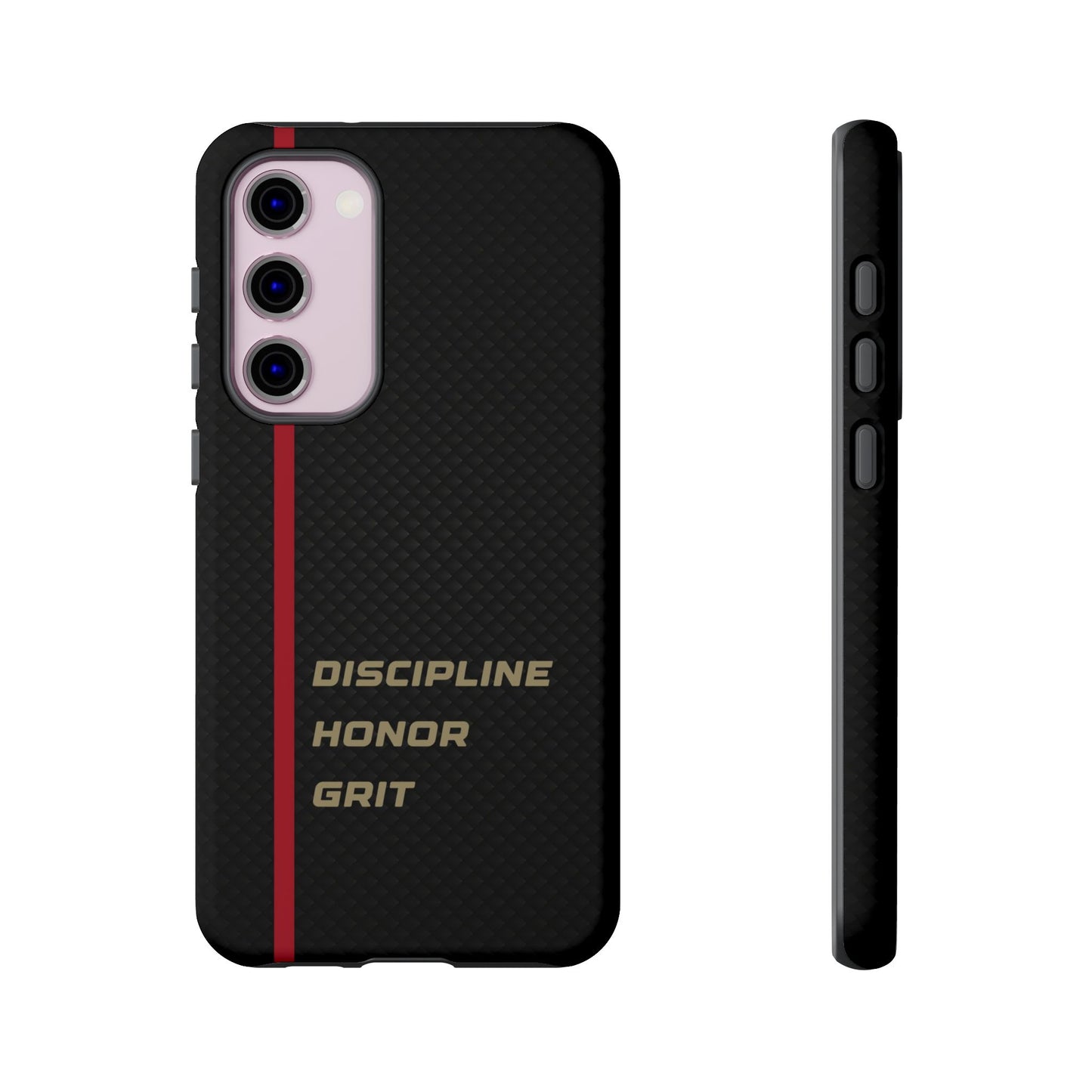 Discipline, Honor, Grit Impact-Resistant Phone Case