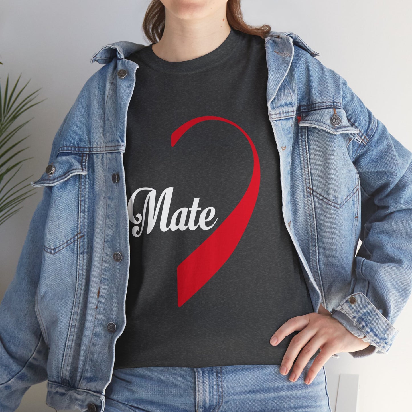 Soulmate Tee, Romantic Valentine T-Shirt for Couples, B Part