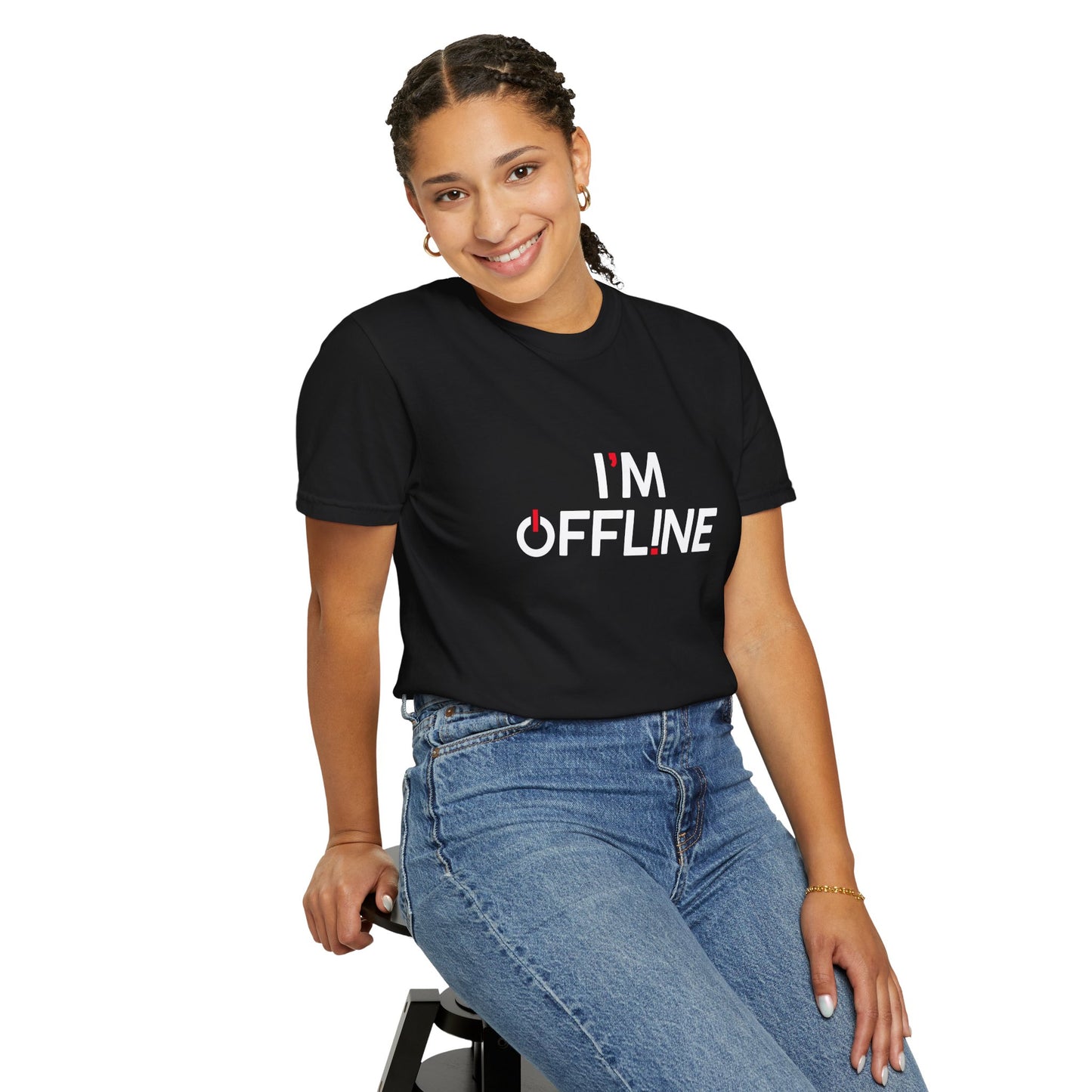 I'm Offline Statement Tee, Relaxed Graphic Shirt