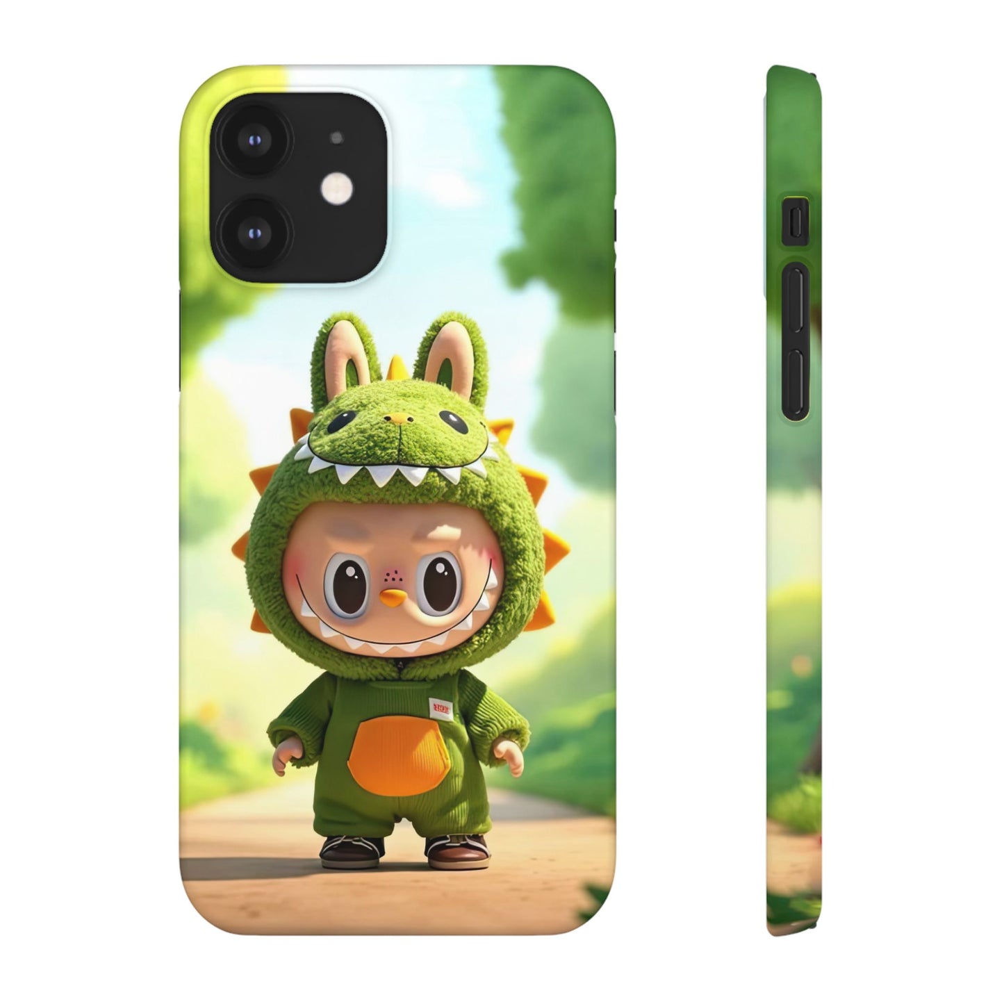 The Monsters Snap Case for iPhone Models – Playful Dinosaur Design