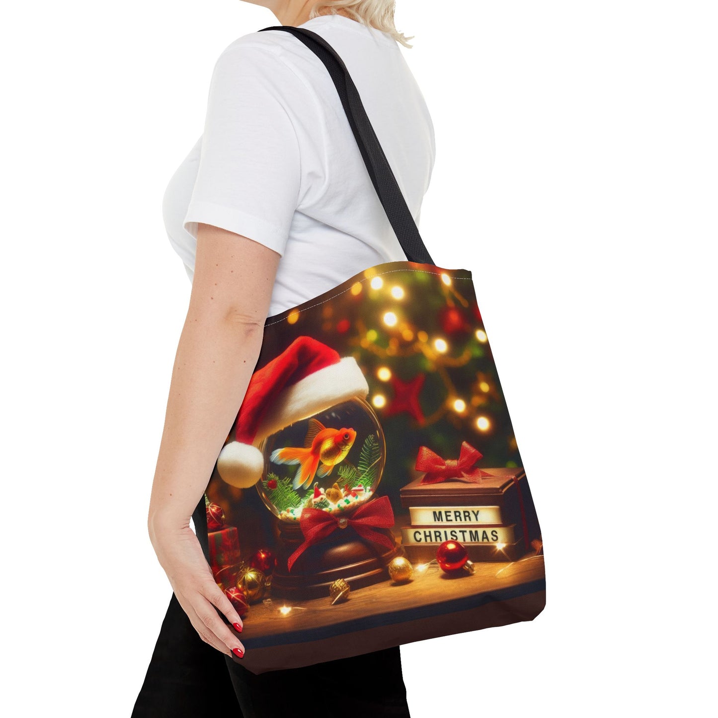 Merry Fin-tastic WishesTote Bag (AOP)