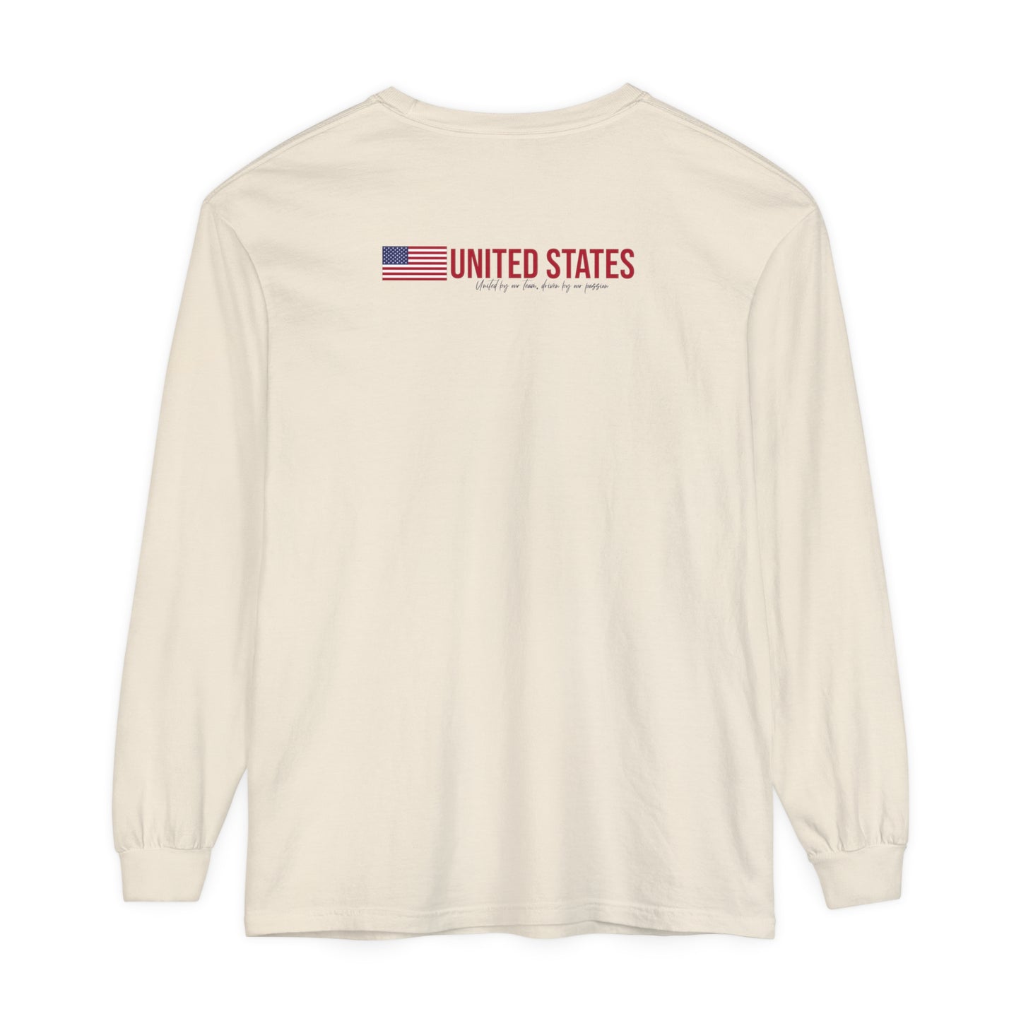 One Nation, One Dream Unisex Garment-dyed Long Sleeve T-Shirt