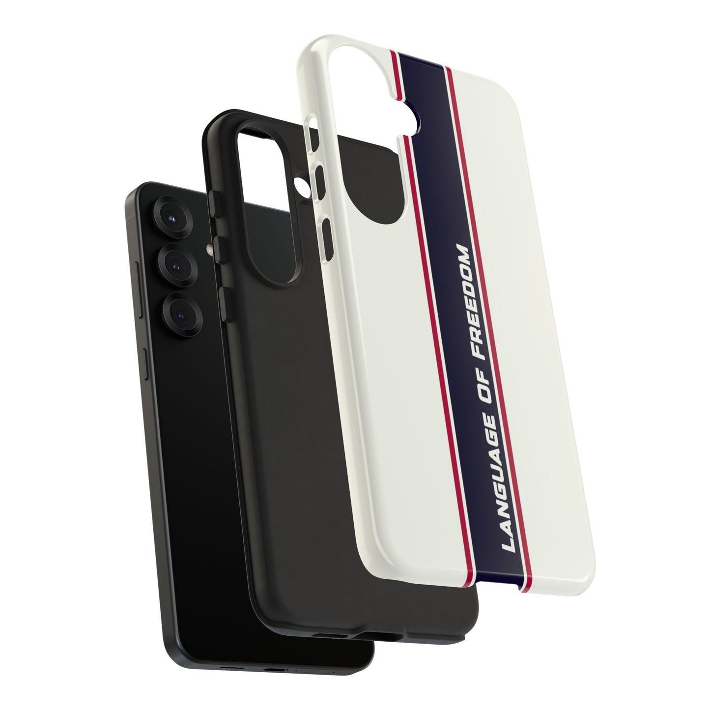 Language of Freedom Tough Case – Minimalist Design