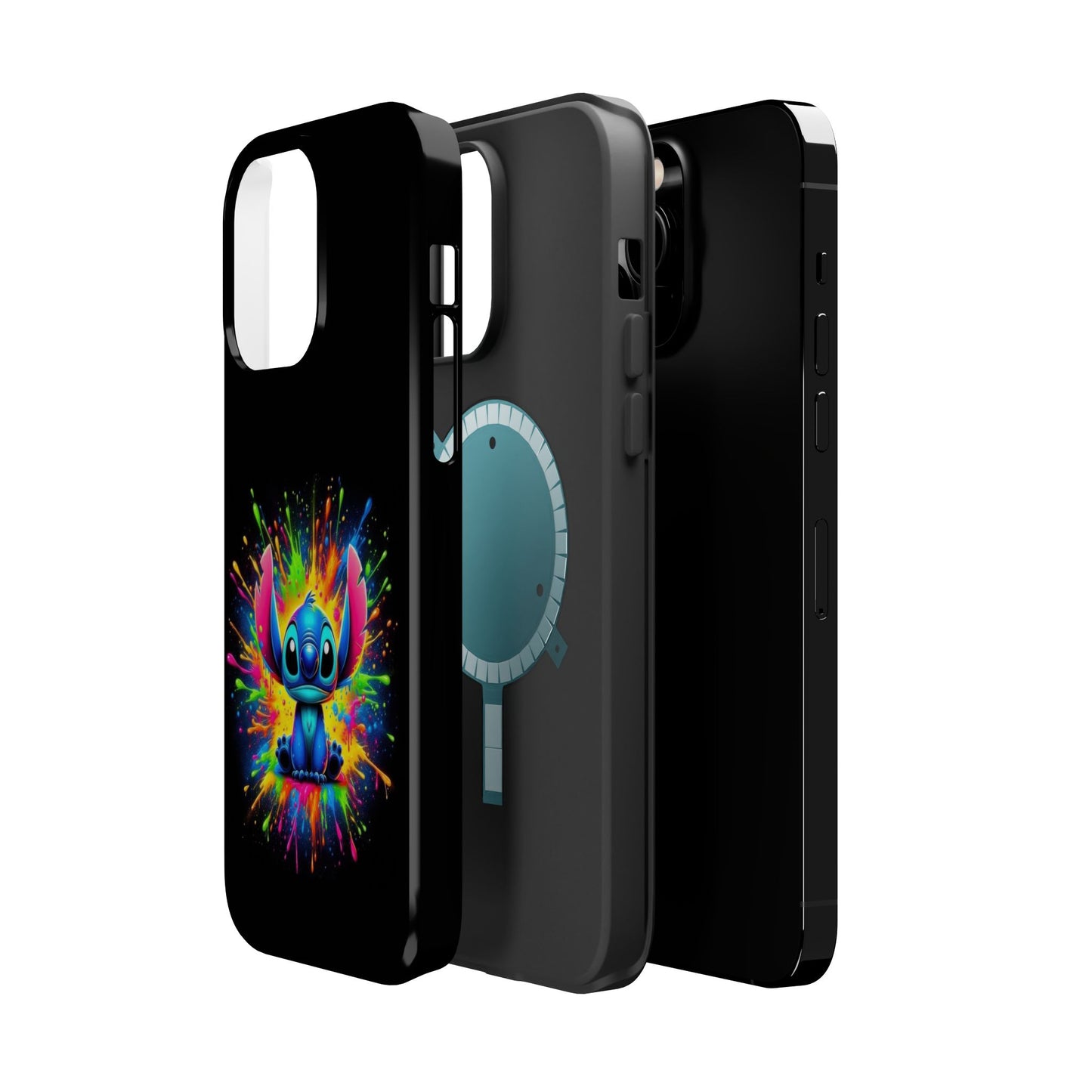 Colorful Cartoon Phone Case, Magnetic Tough Cover