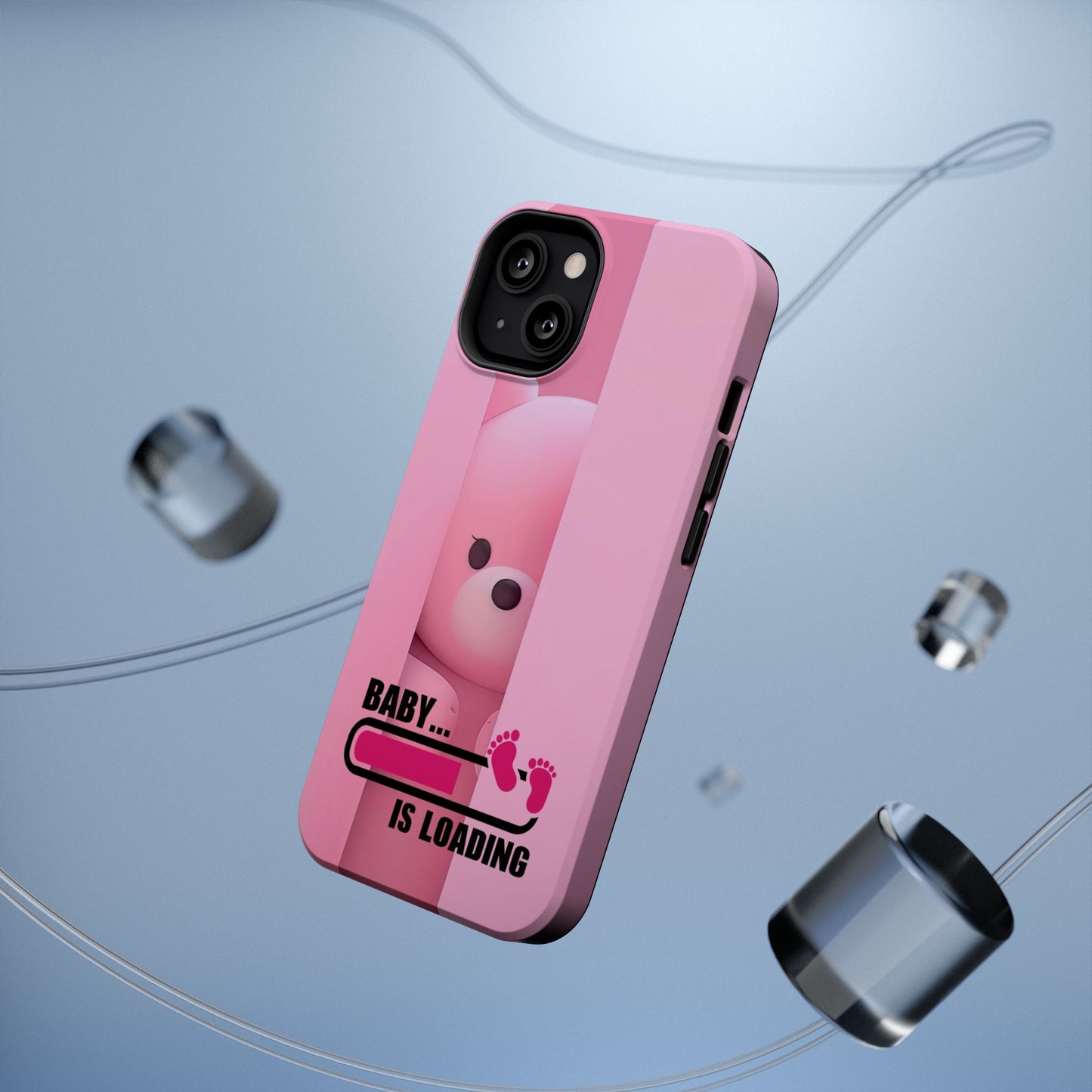 Cute Baby Loading Magnetic Phone Case, Expecting Parents Gift